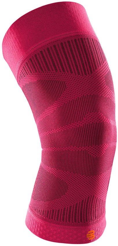 Kniebandage BAUERFEIND "Sports Compression Knee Support" Gr. M, pink Herren Bandagen Tapes mit Kompression