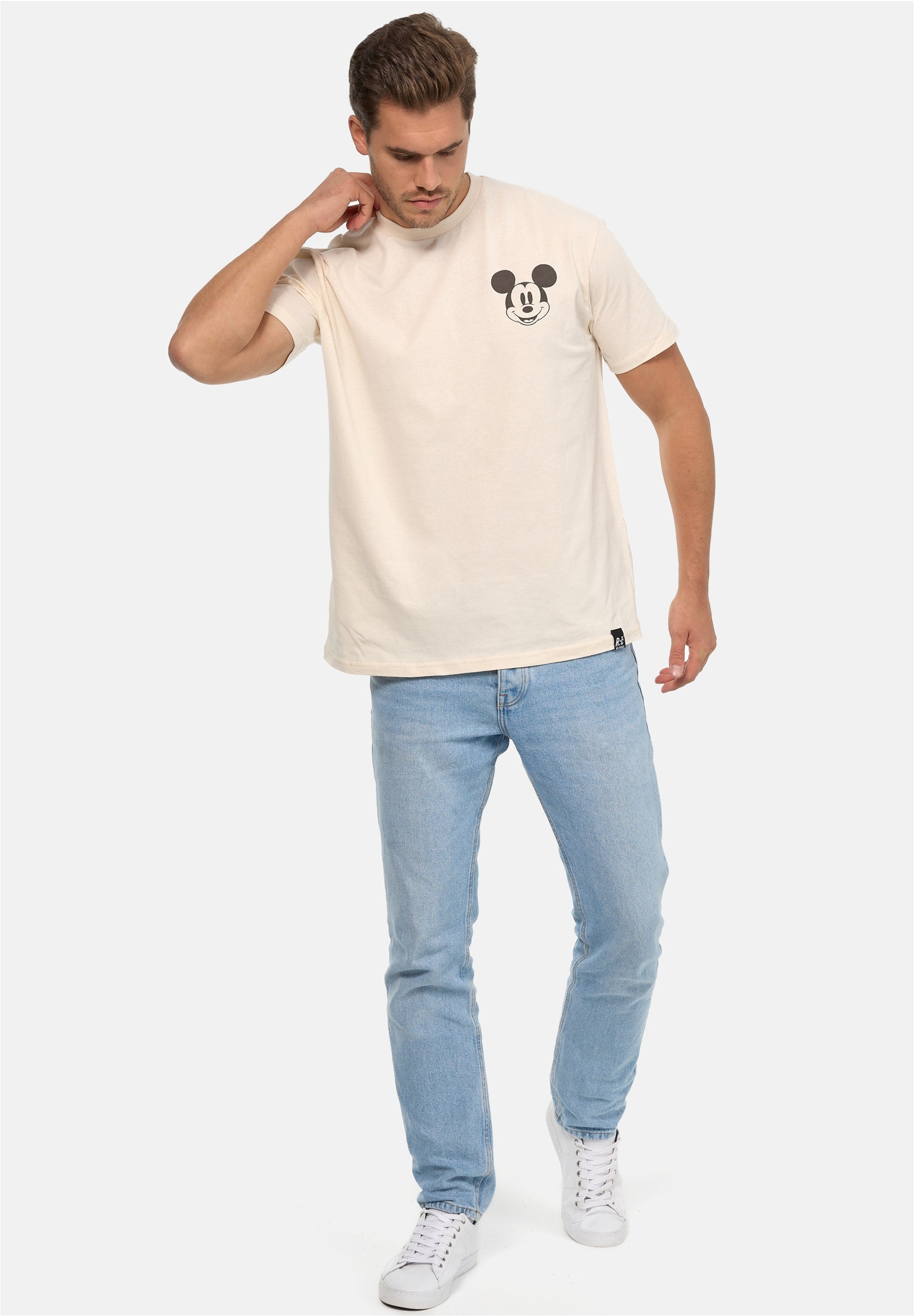 Recovered T-Shirt »Disney Mickey Mouse Spirit Of Tiger Relaxed«, im zeitlosen Design