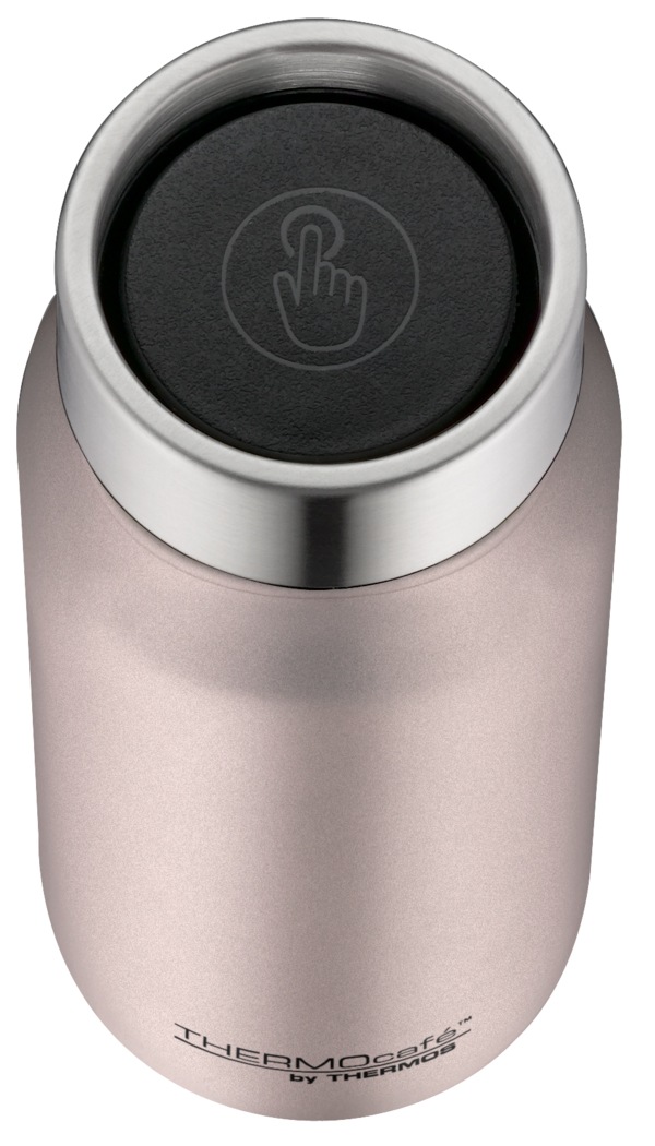 THERMOcafé Thermobecher »TC DRINKING MUG, absolut dicht, spülmaschinenfest«, (1 tlg.), 0,5l, 9h heiß & 20h kalt, zerlegbares Push Button Lid