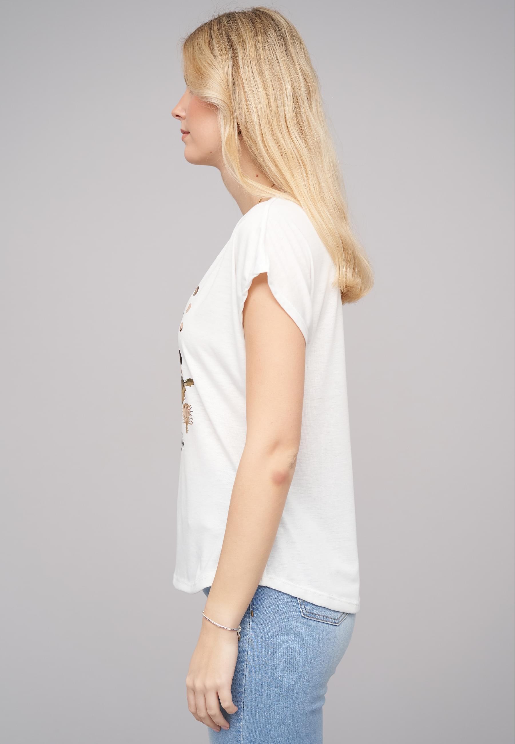 CLOUD 5IVE T-Shirt »CLOUD 5IVE T-Shirt Flower Print« 1 Stk.