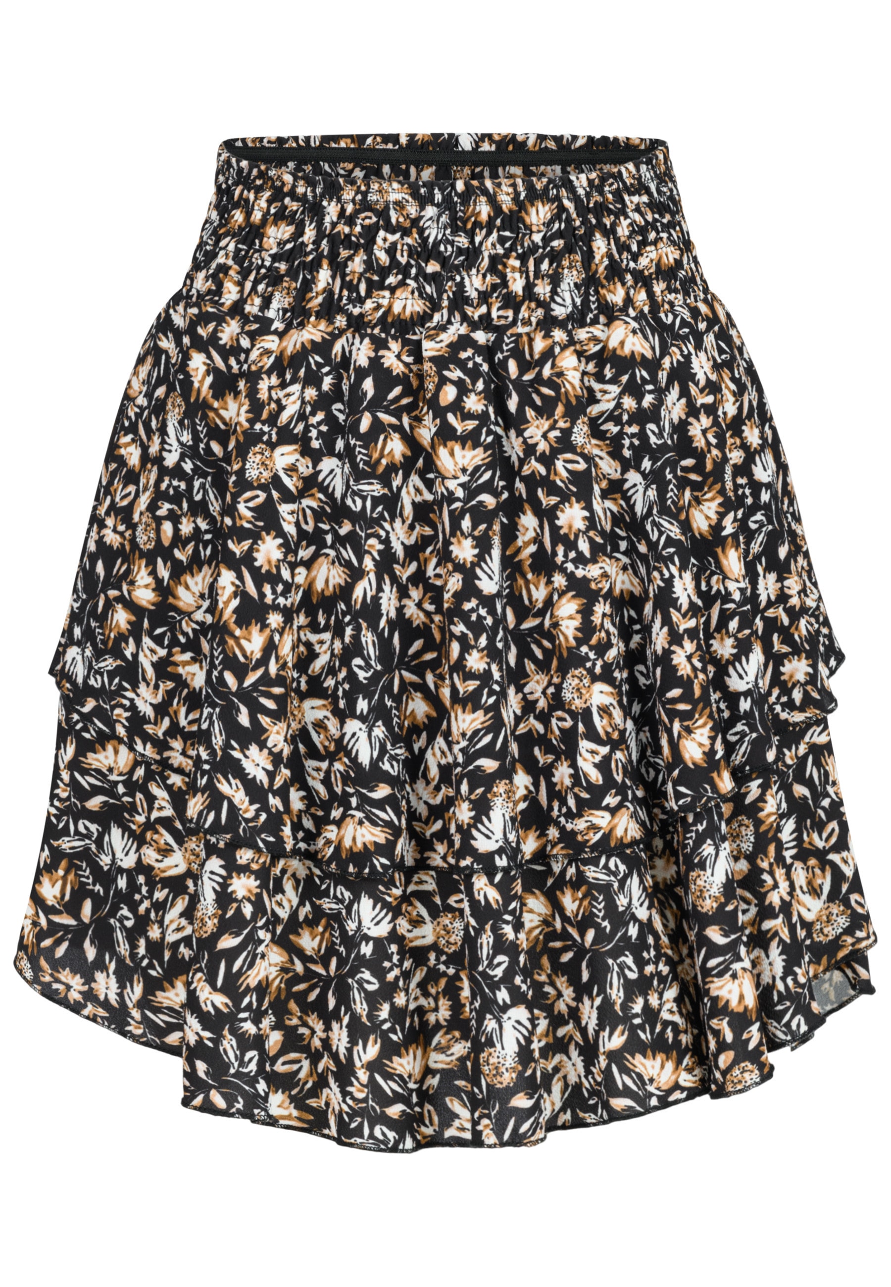 CLOUD 5IVE Sommerrock "CLOUD 5IVE Tiered Mini Skirt wit ditsy aop" 1 Stk. günstig online kaufen