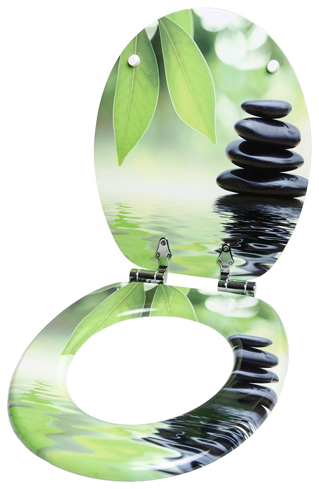 Sanilo Badaccessoire-Set »Harmony« bestehend aus WC-Sitz, Badteppich, Stöpsel, Seifenspender, WC-Bürste