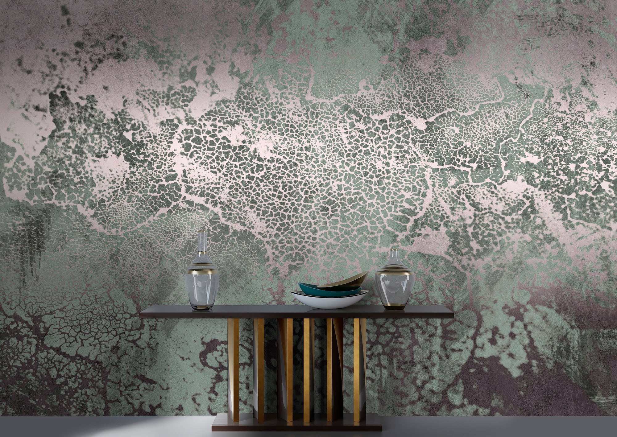 living walls Fototapete »Walls by Patel 5 Fototapete Metallic-Marmoroptik« metallic glatt Metallic-Marmoroptik auf 200 g/m² Premium-Vlies