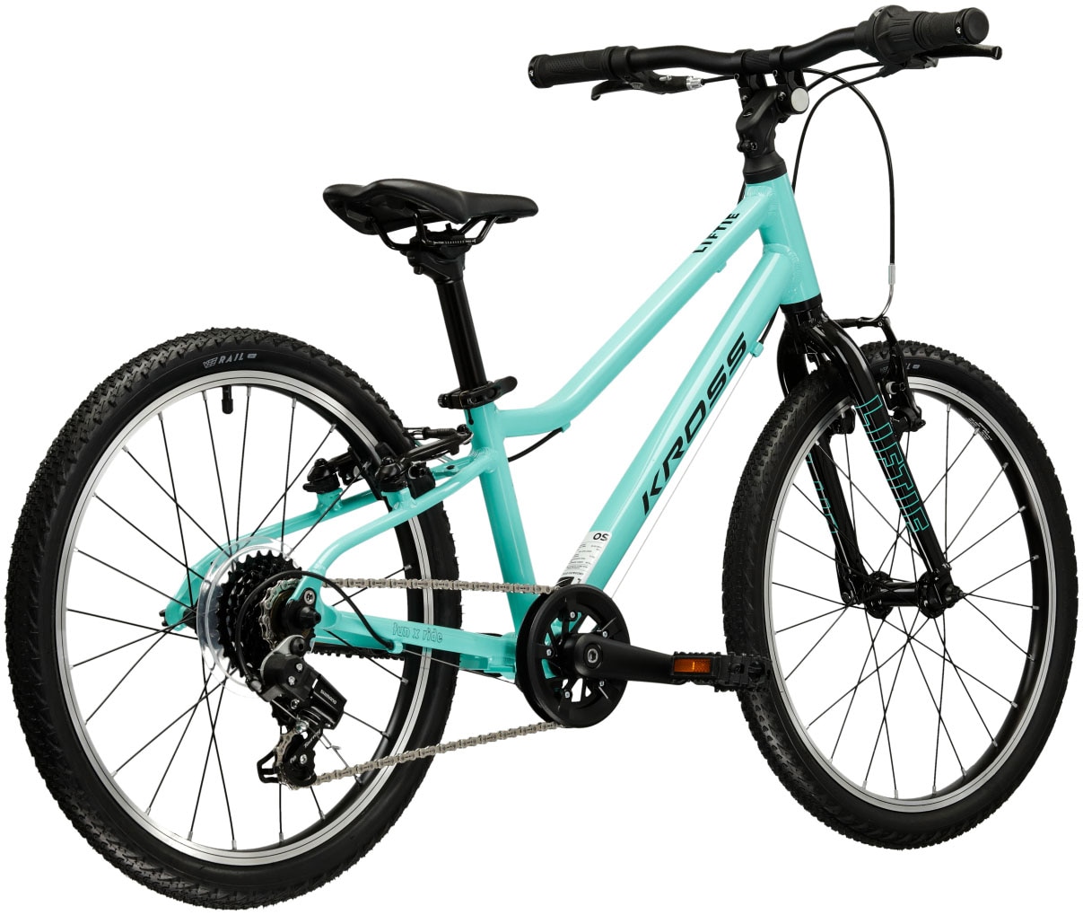 Kross Kinderfahrrad »KROSS Kinderrad Lightweight Liftie 20" grün«, 7 Gang, Shimano, TOURNEY TY200 Schaltwerk, Kettenschaltung