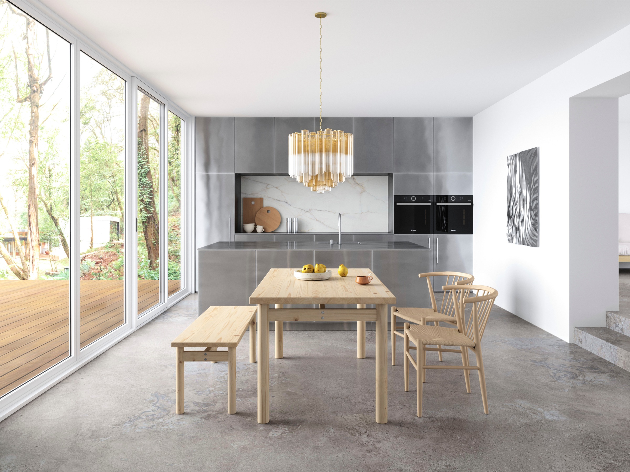 Karup Design Esstisch »PACE DINING TABLE« aus FSC®-zertifiziertem Kiefernholz, Größe 150 x 75 cm.