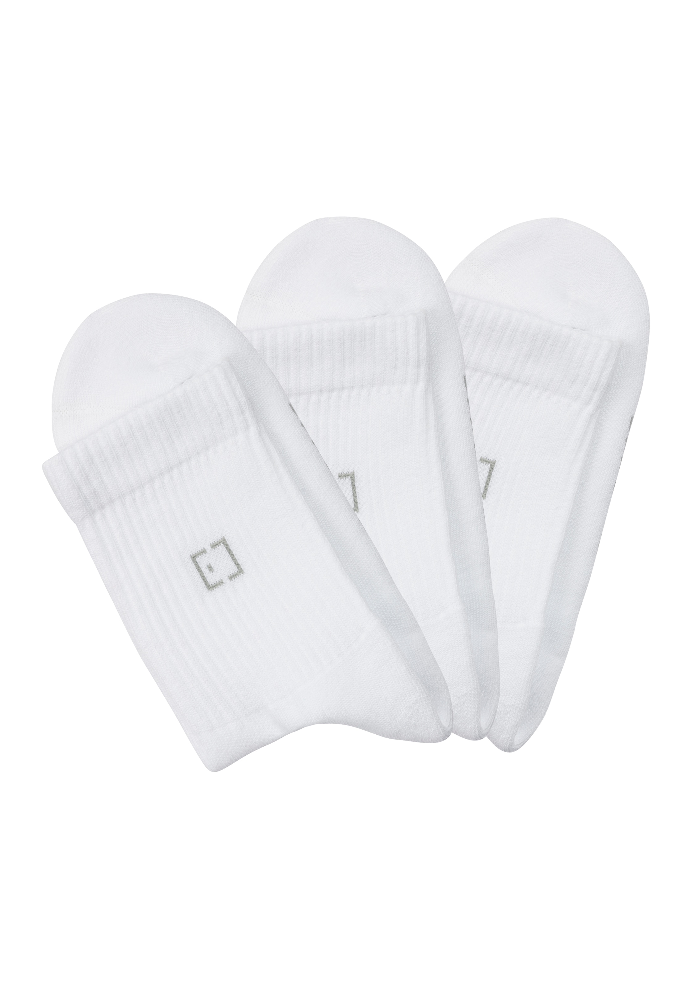 Elbsand Socken, (3 und | eingestricktem mit Schriftzug Markenlogo für bestellen Paar), BAUR