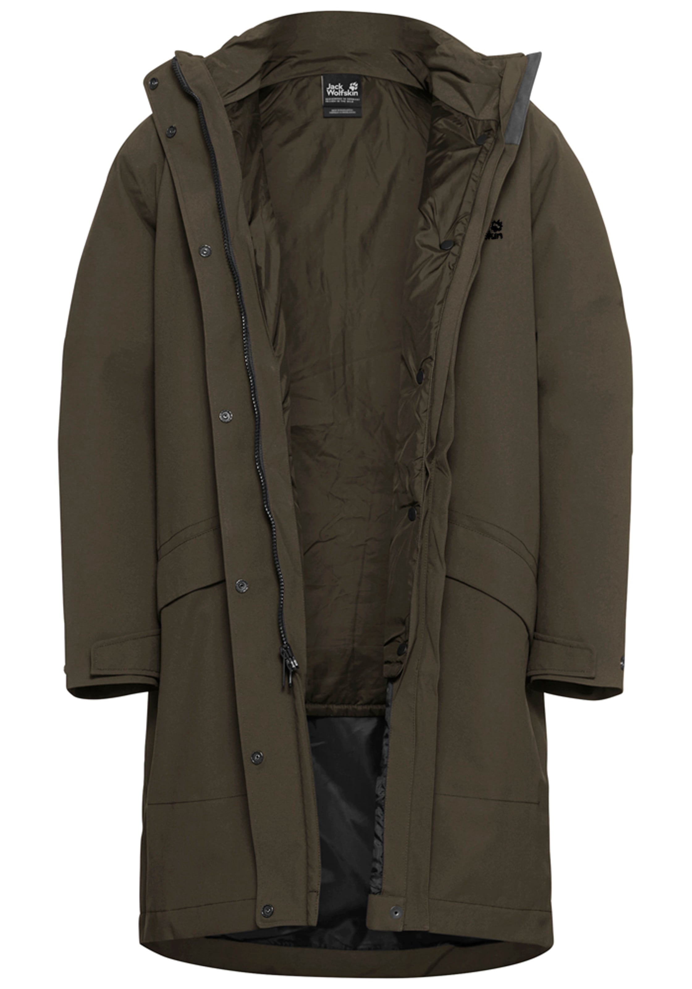Jack Wolfskin 3-in-1-Funktionsmantel »WINTERDUNE 3IN1 COAT W«, 3in1, wasserdicht, Übergangsjacke