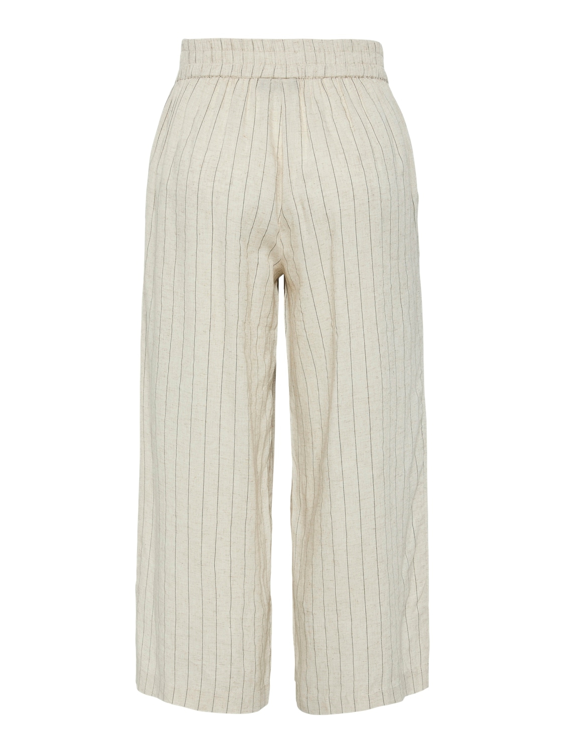 pieces Schlupfhose »PCPIA HW WIDE CULOTTE WVN NOOS«, mit Leinen