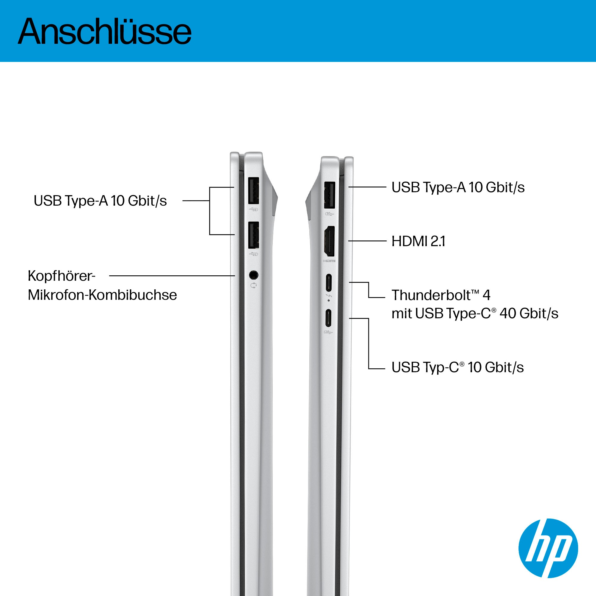 HP Notebook »OmniBook 7 17-dc0079ng«, 43,9 cm, / 17,3 Zoll, Intel, Core Ultra 7, GeForce RTX 4050, 2000 GB SSD