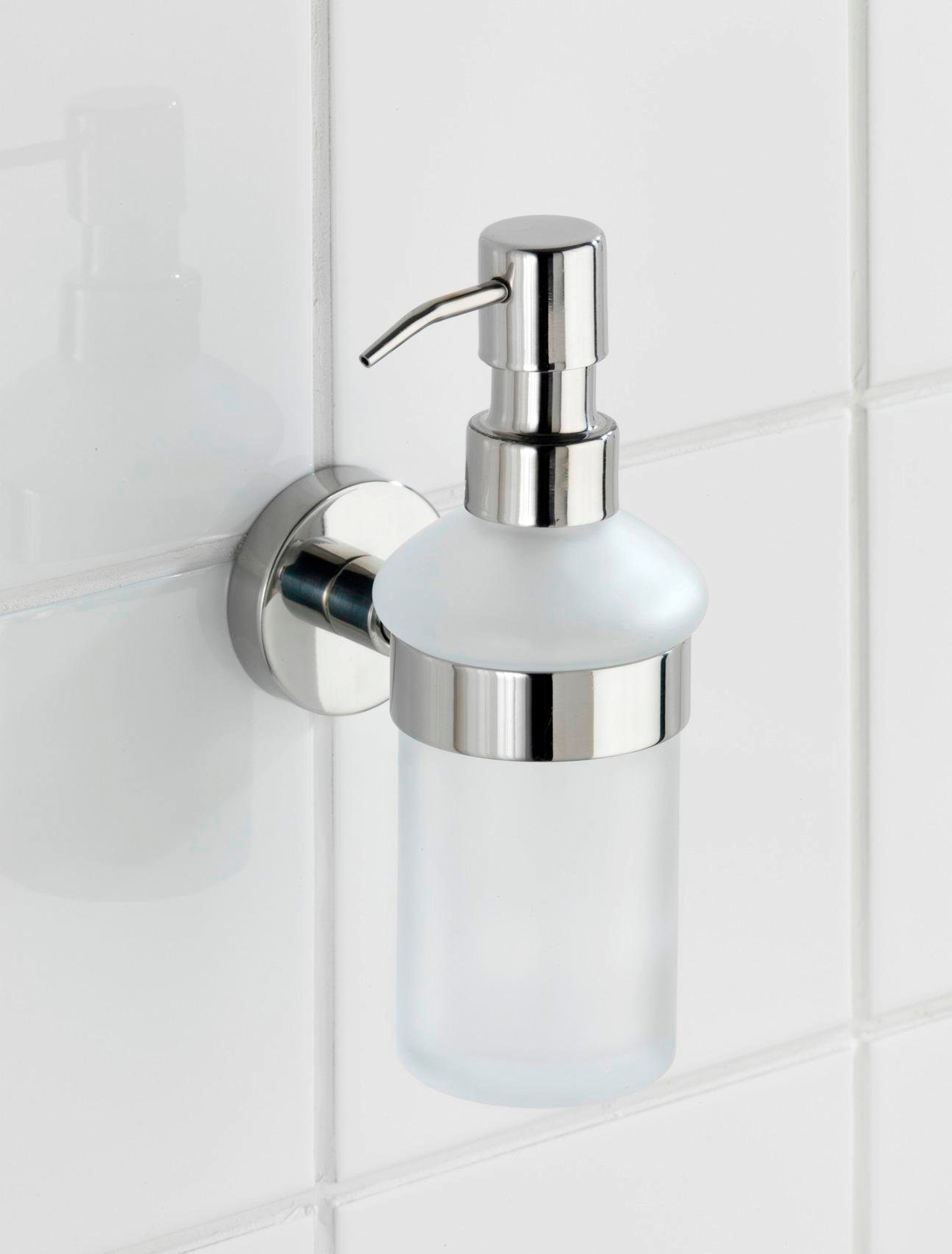 WENKO Seifenspender "Bosio Shine" Edelstahl rostfrei, ca. 200 ml Füllmenge günstig online kaufen