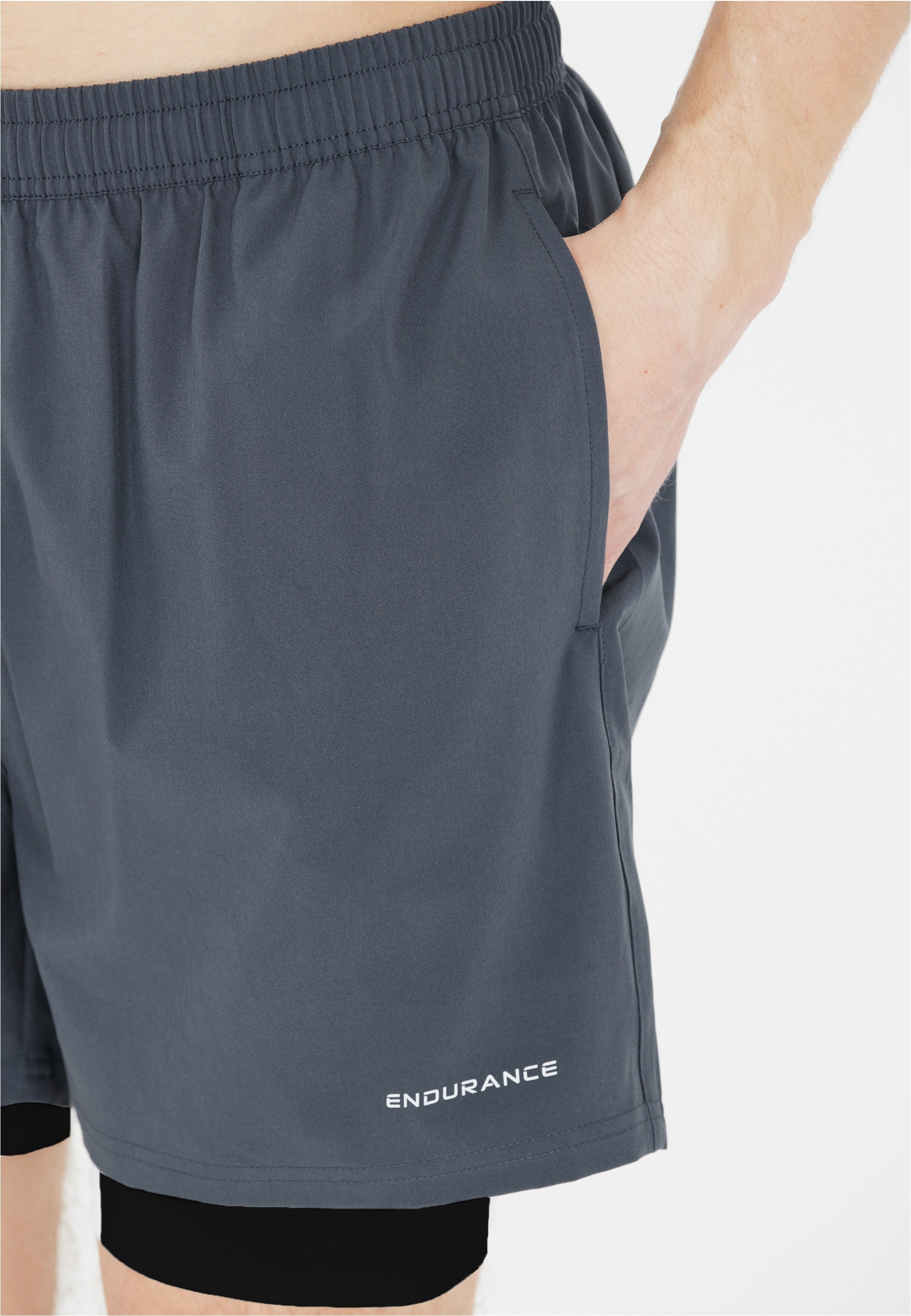ENDURANCE Shorts »Kros«, Im 2-in-1-Design mit Quick Dry und Stretch-Funktion