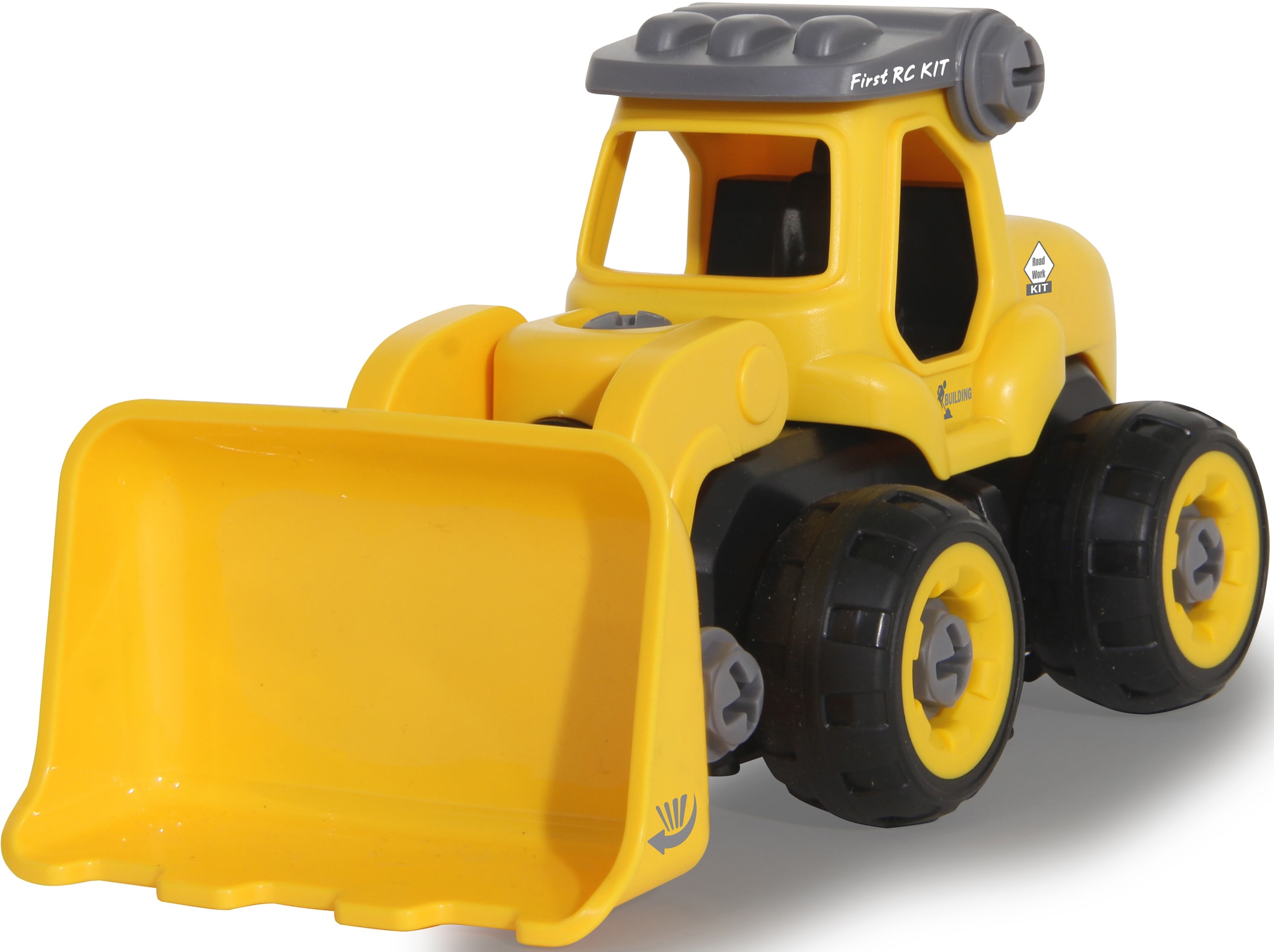 Jamara RC-Bagger »First RC - Radlader«, (27 tlg.), mit Akkuschrauber
