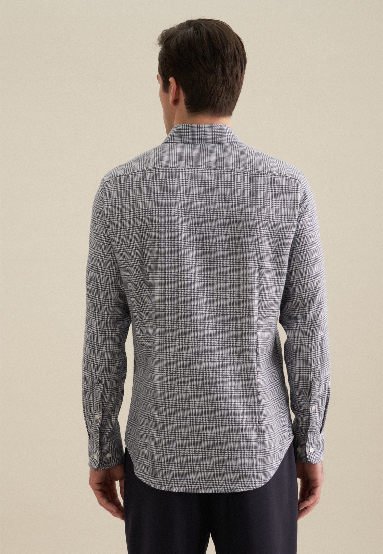 seidensticker Flanellhemd "Slim", Slim Langarm Kentkragen Karo günstig online kaufen