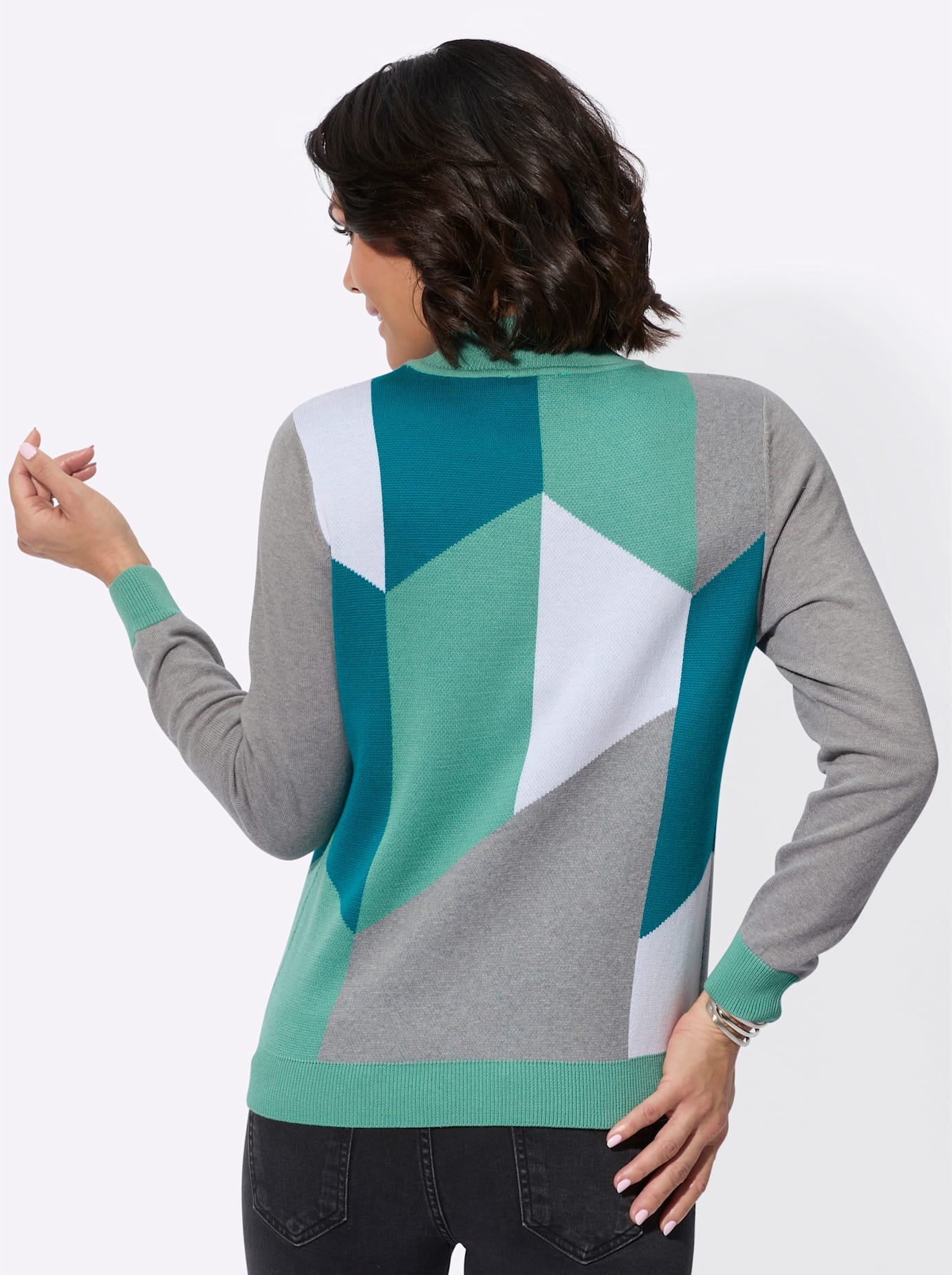 Casual Looks Stehkragenpullover »Pullover«
