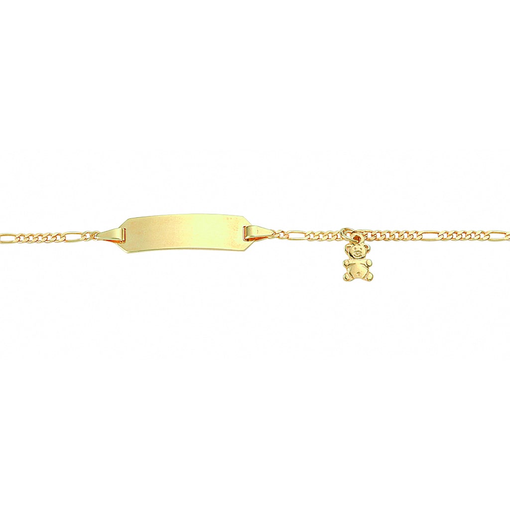 Adelia´s Goldarmband »Damen Goldschmuck 333 Gold Figaro Armband 14 cm«