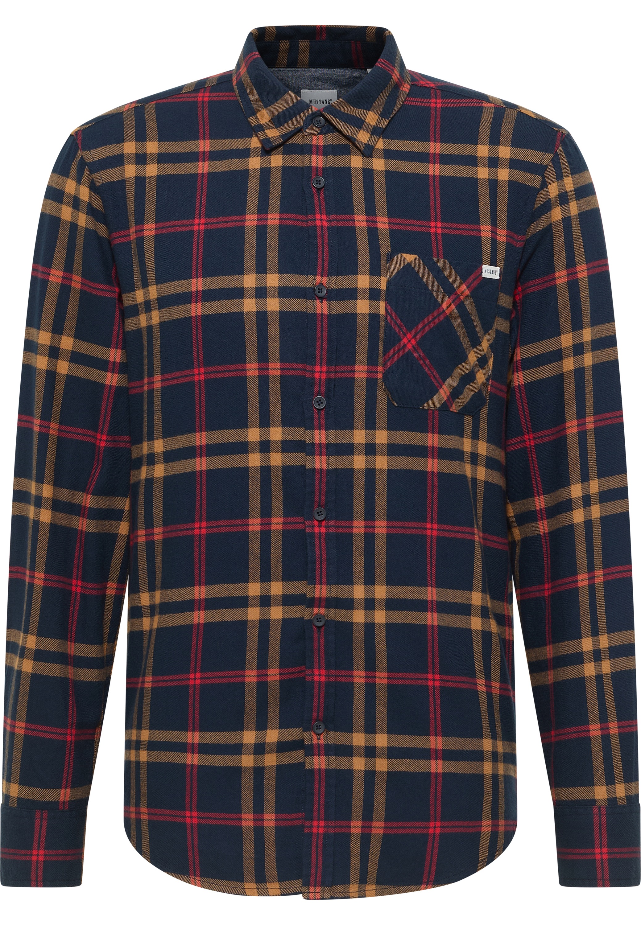 MUSTANG Langarmhemd "Herren Style Eastbridge" günstig online kaufen