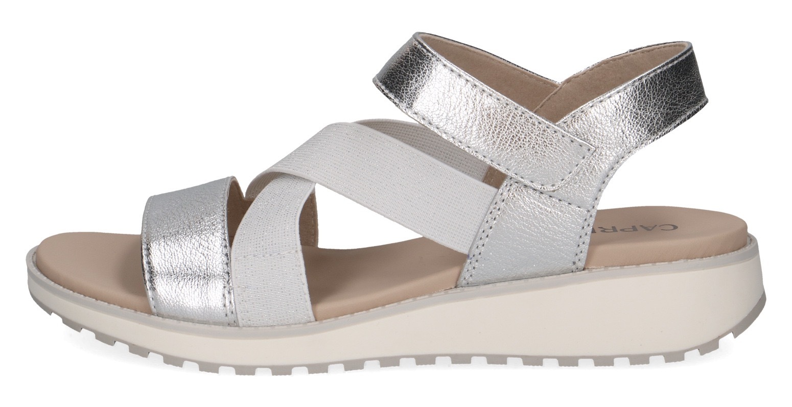 Thumbnail - Caprice Keilsandalette, Riemchensandale, Sommerschuh, Bequemschuh mit Strasssteinchen