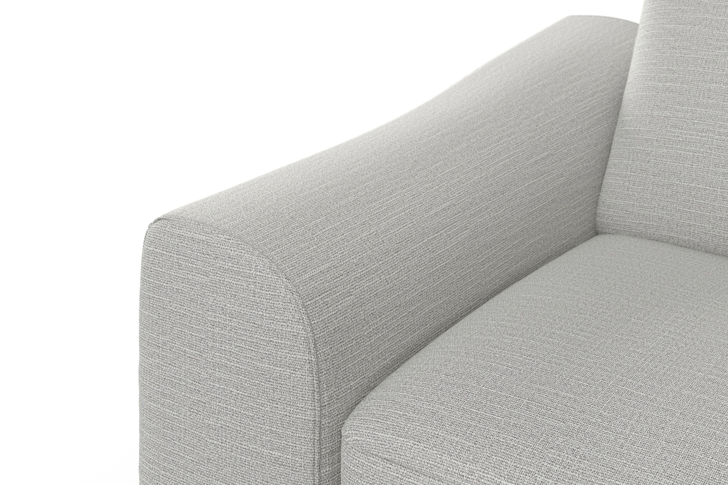 sit&more Ecksofa »Dundee L-Form«, mit Federkern und Massivholzfüßen, wahlweise mit Kopfteilverstellung