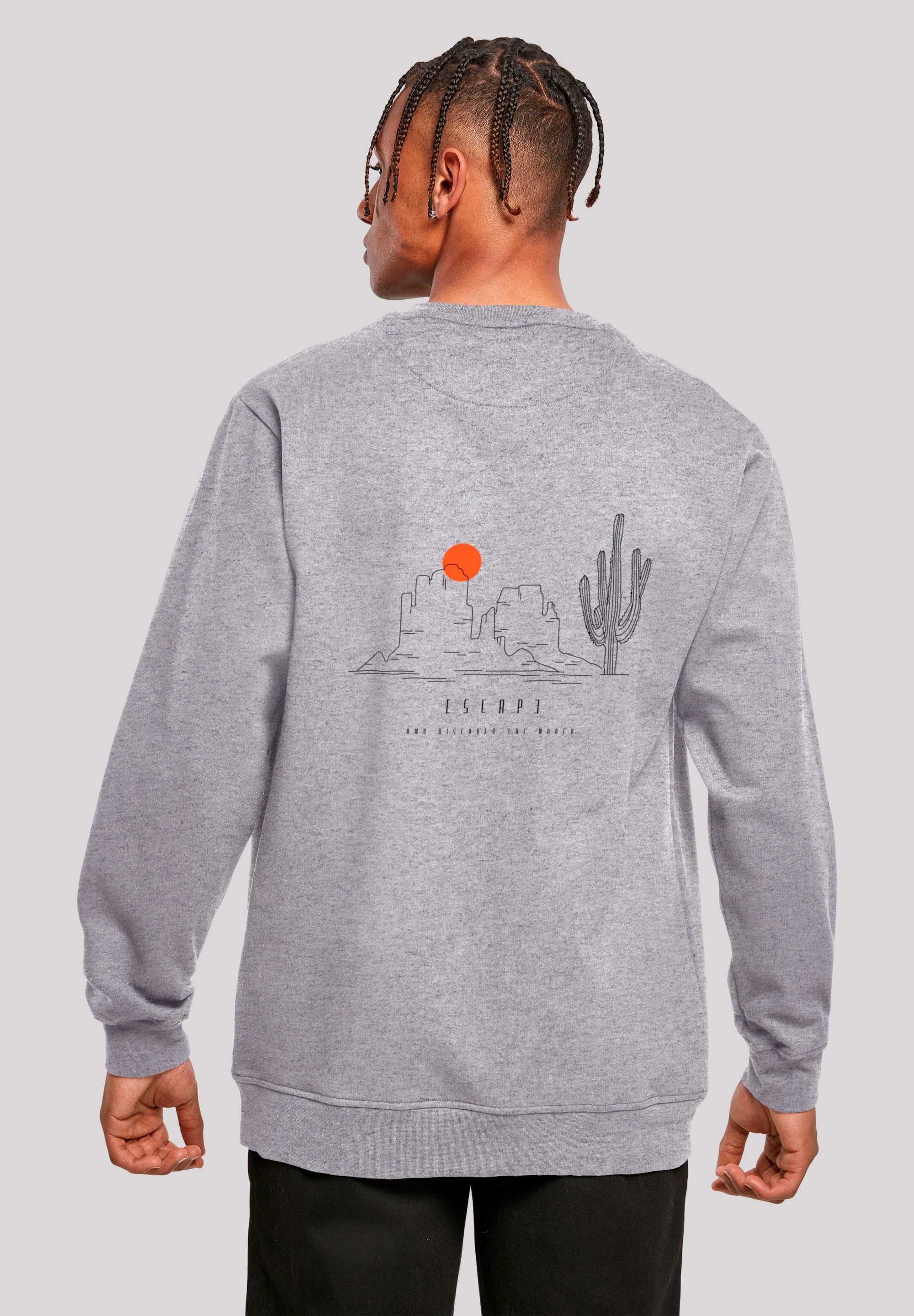F4NT4STIC Sweatshirt "Escape Discover the World Savannah", Discover the Wor günstig online kaufen