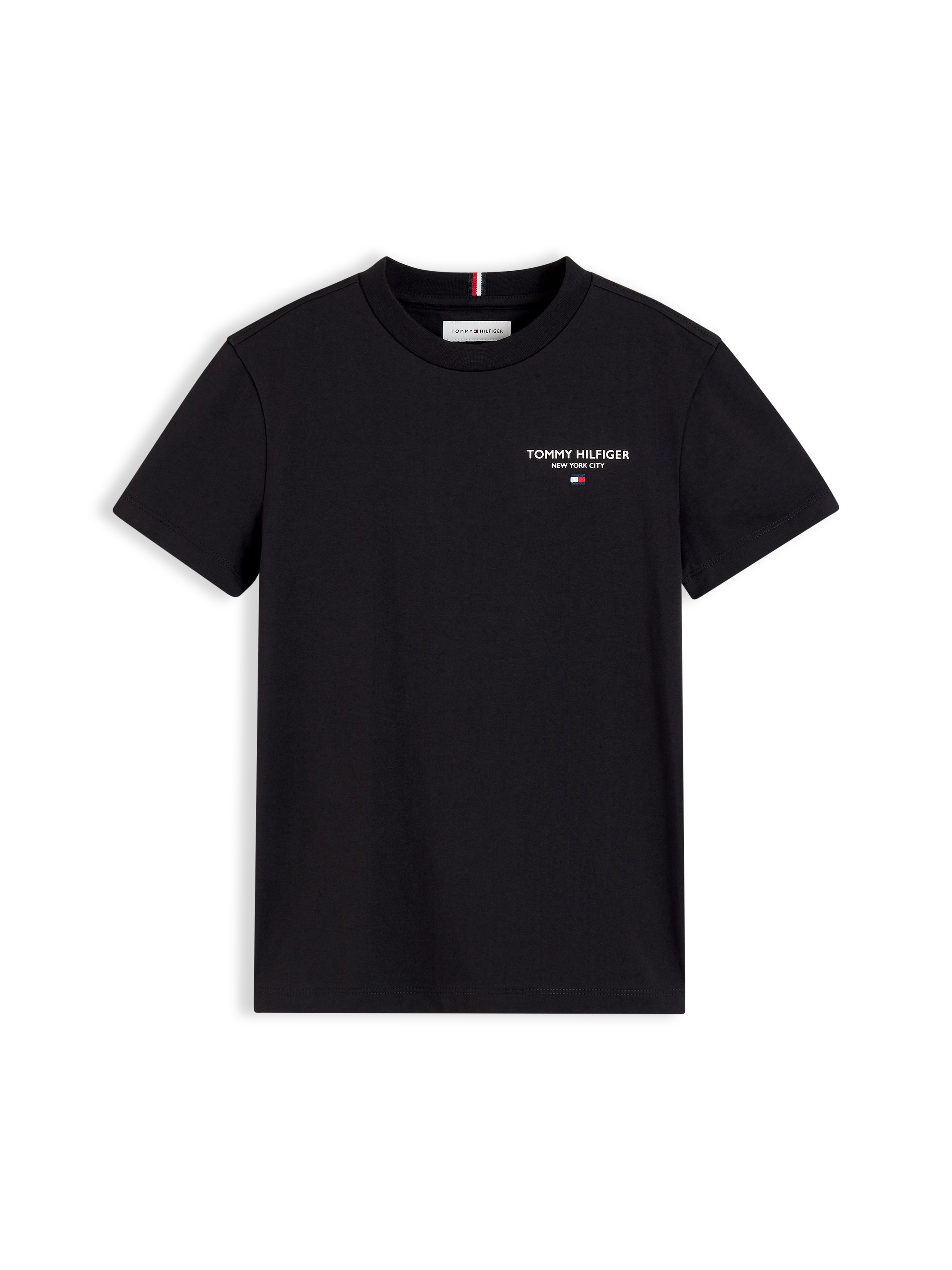 Tommy Hilfiger T-Shirt Rundhalsausschnitt, Regular Fit, Kinder bis 16 Jahre