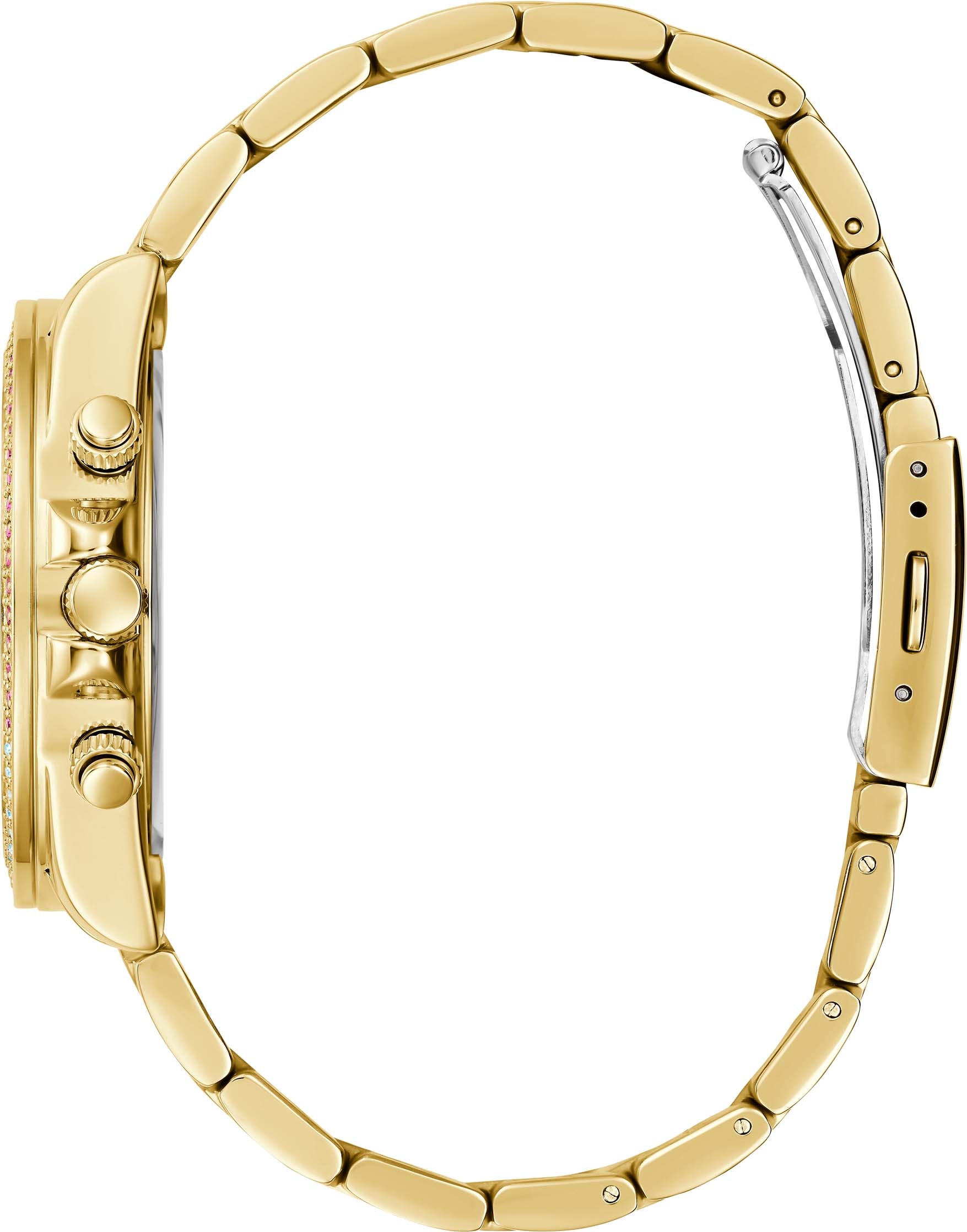 Guess Multifunktionsuhr »SOL«, Armbanduhr, Quarzuhr, Damenuhr