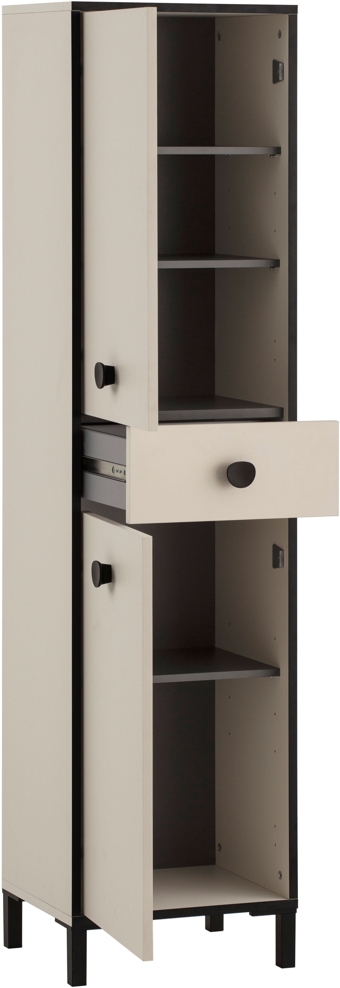 Schildmeyer Hochschrank »Edda, Breite 40,3 cm, mit Türen & Schubkasten«, Made in Germany