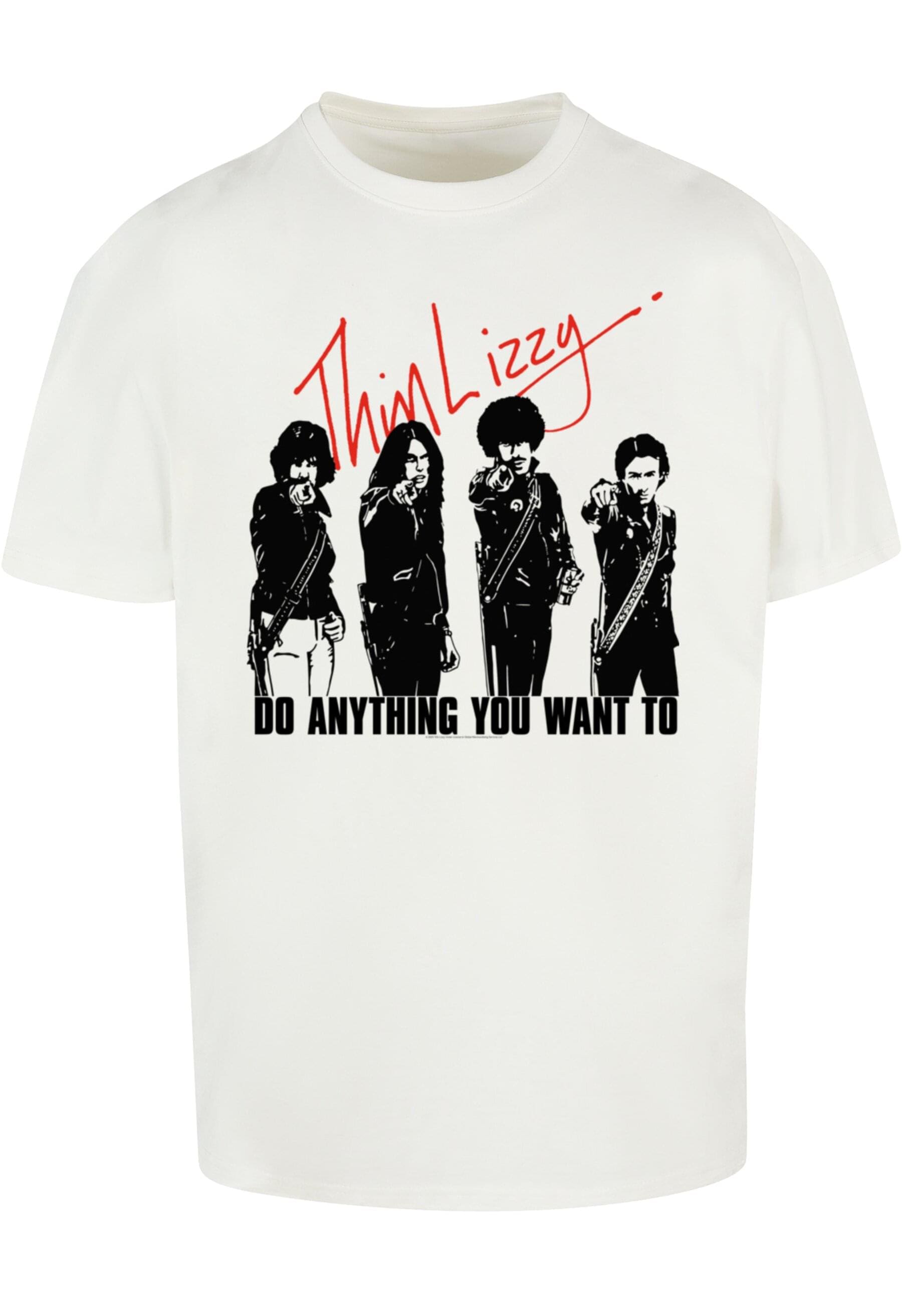 Merchcode T-Shirt "Merchcode Herren Thin Lizzy - Do Anything Heavy Oversize günstig online kaufen