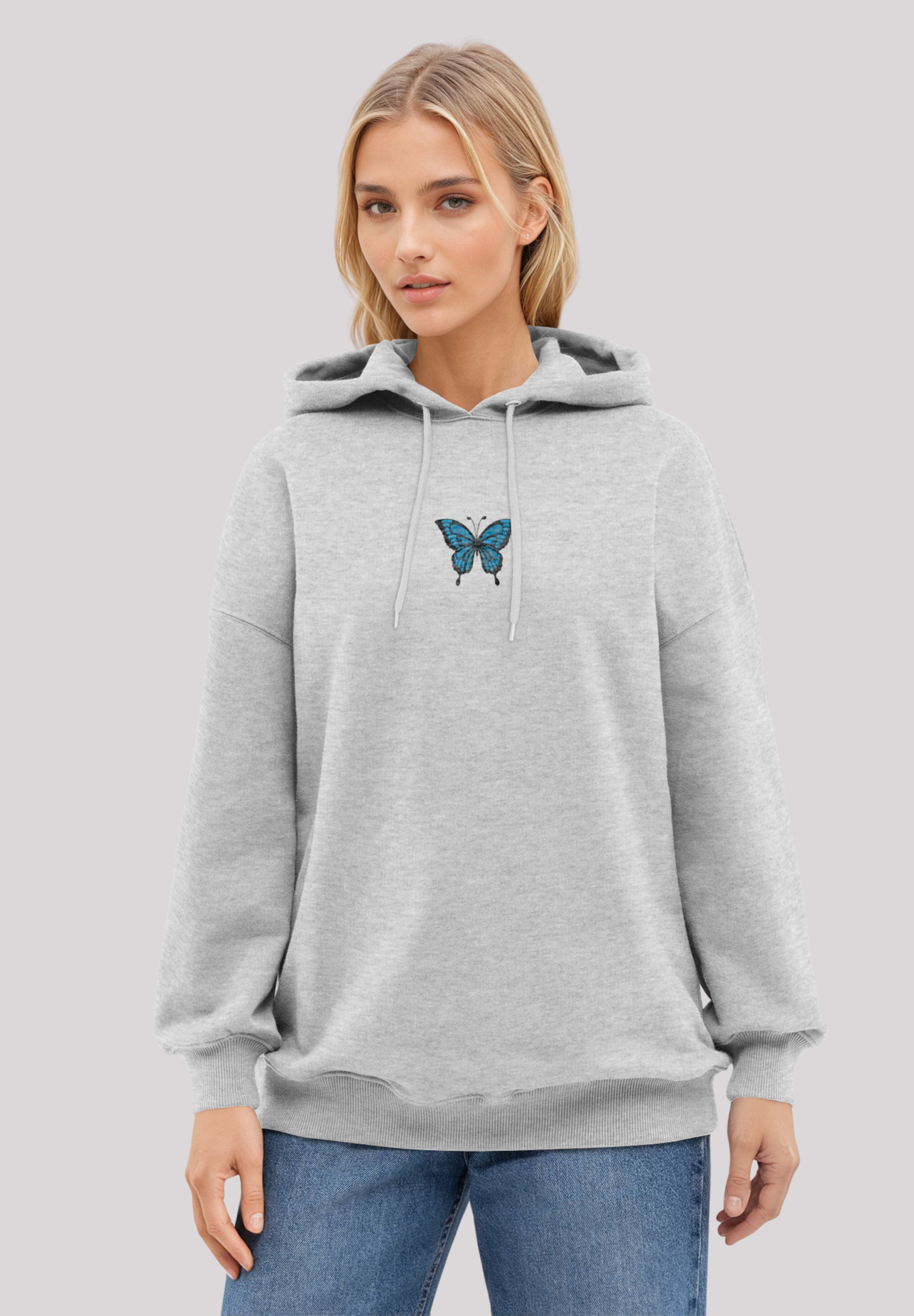 F4NT4STIC Kapuzenpullover "Schmetterling bestickt", bestickt, Premium Quali günstig online kaufen