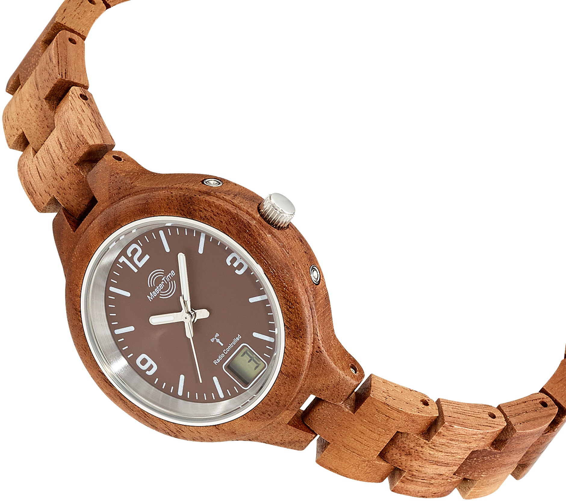 MASTER TIME Funkuhr »Specialist Wood MTLW-10750-81W« | www