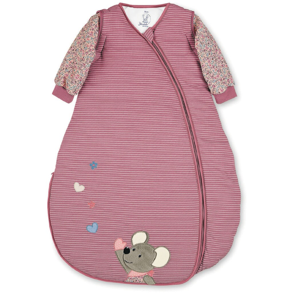 Sterntaler® Babyschlafsack »Mabel«, (1 tlg.), 2 Wegereißverschluss, wattiert aus Jersey, 3,00 TOG