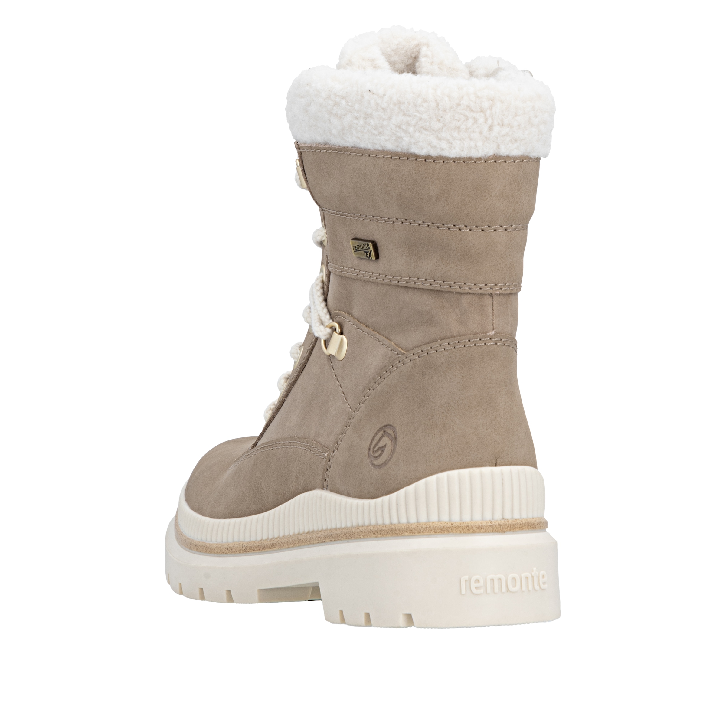 Remonte Winterboots »FIBER-GRIP«, Schnürstiefelette, Profilsohle, mit Schurwollfutter und TEX