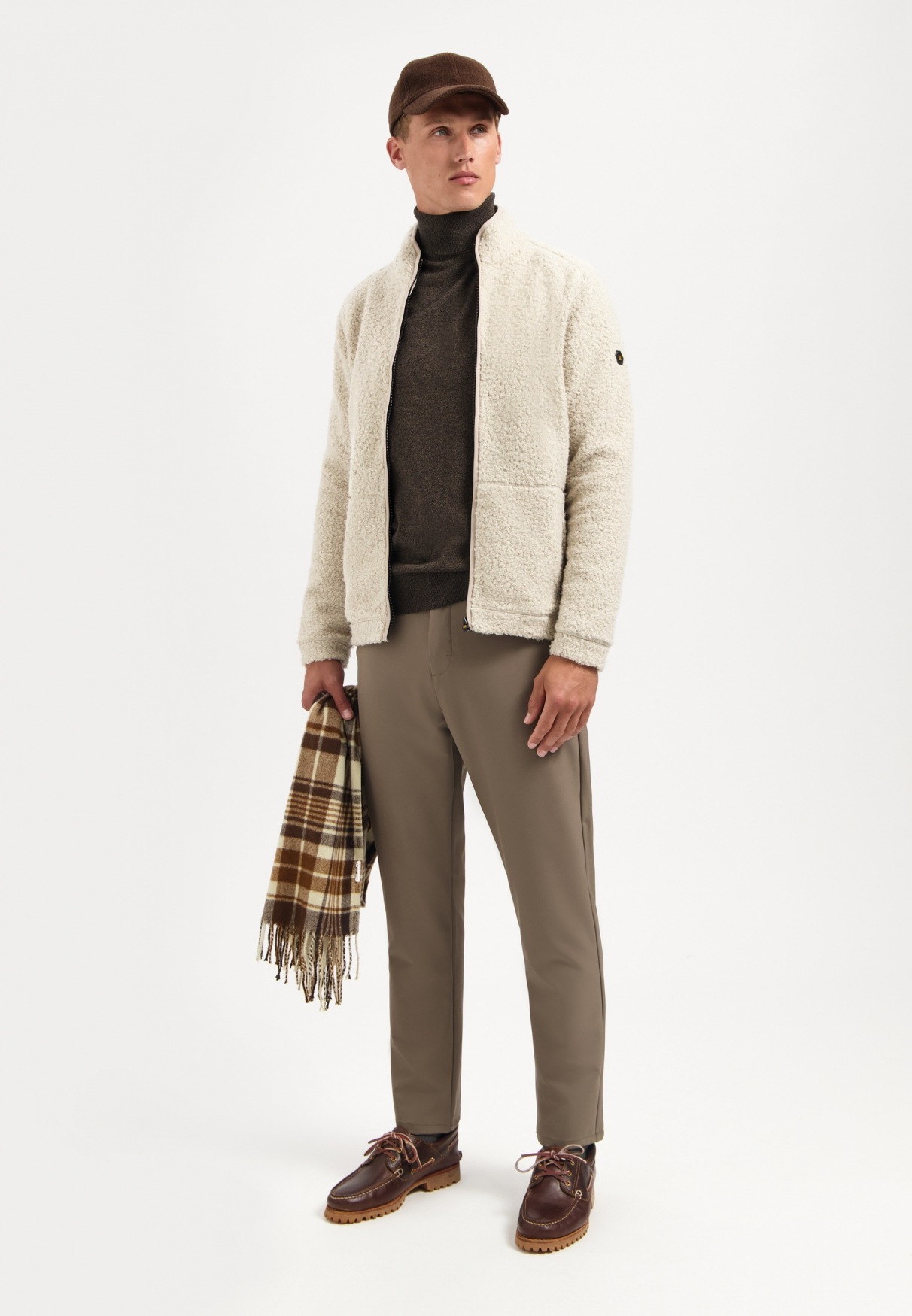 NO EXCESS Sweater »No Excess Teddy-Sweatjacke«