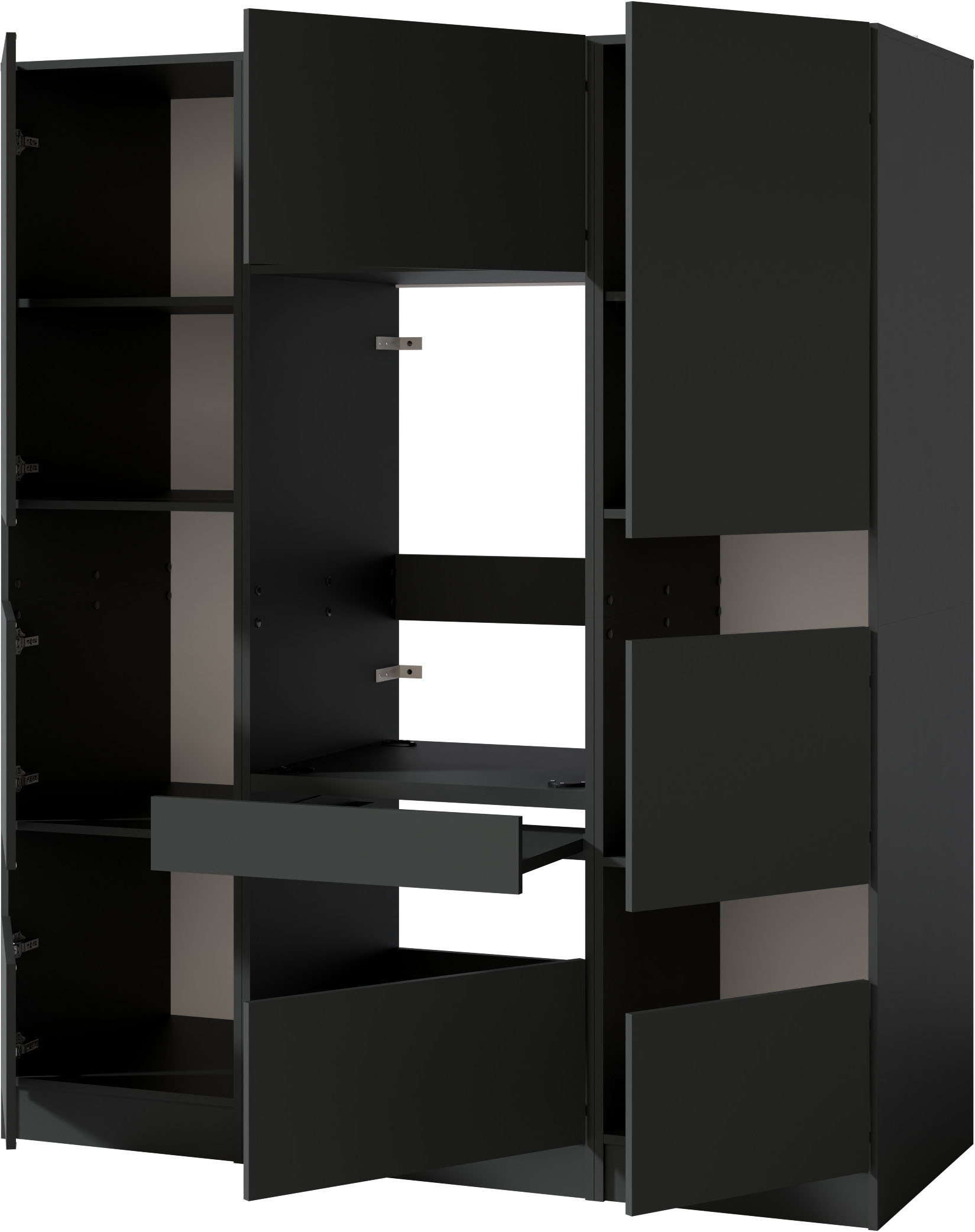 BASIC by Balculina Mehrzweckschrank-Set »Washhome B/T/H 168x68x200 cm« 3 Stk. tlg.
