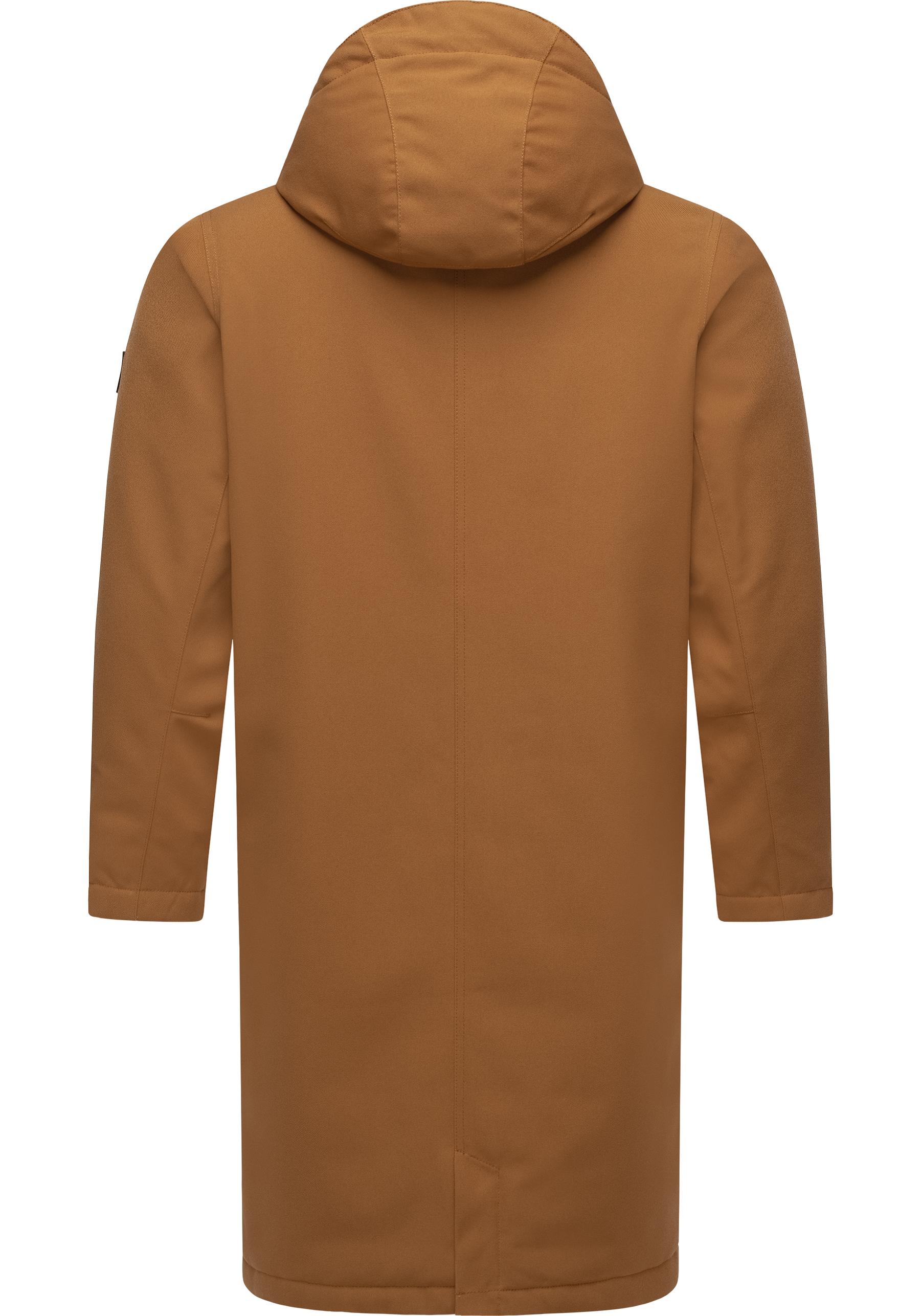 Thumbnail - Ragwear Wintermantel "Mr Them Long", lange wasserdichte Herren Winterjacke mit Kapuze