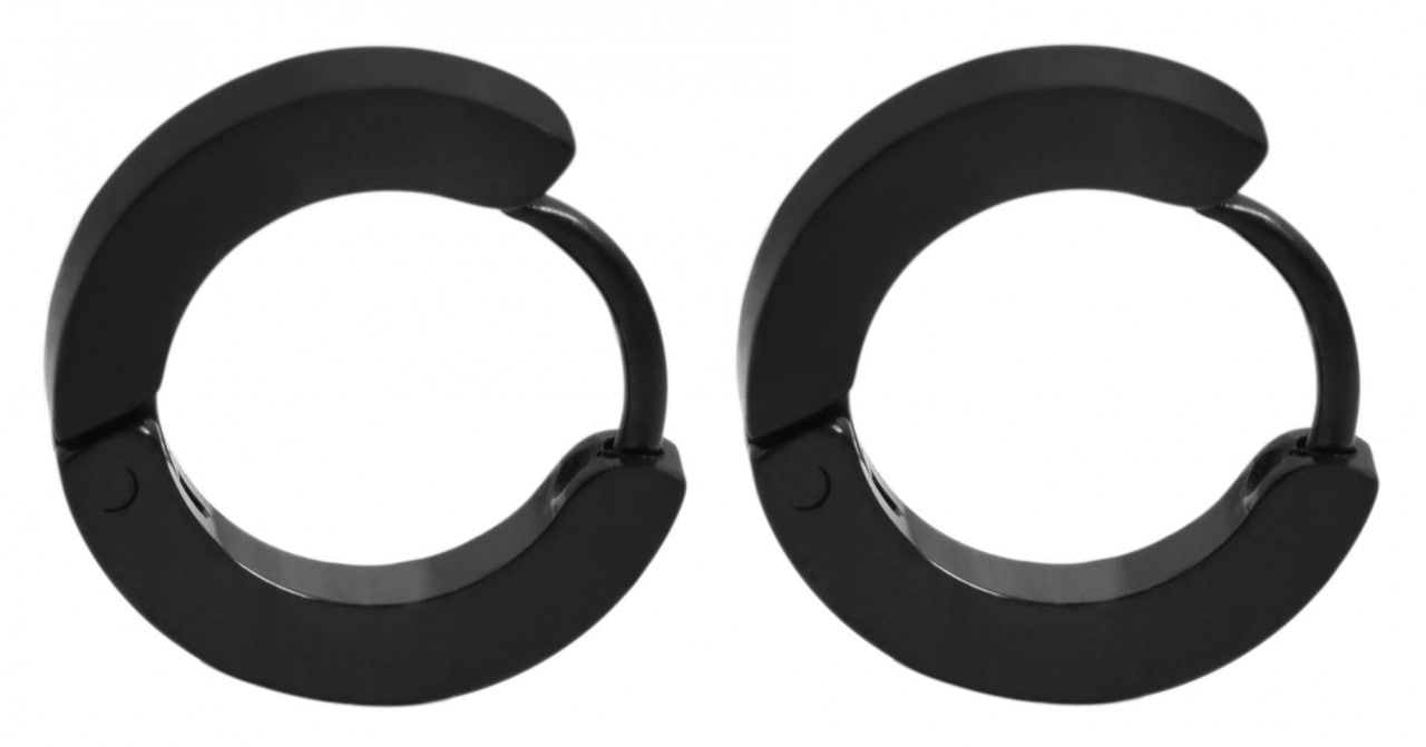 Adelia´s Paar Creolen »Unisex Creolen aus poliertem Edelstahl Ø 9 mm«