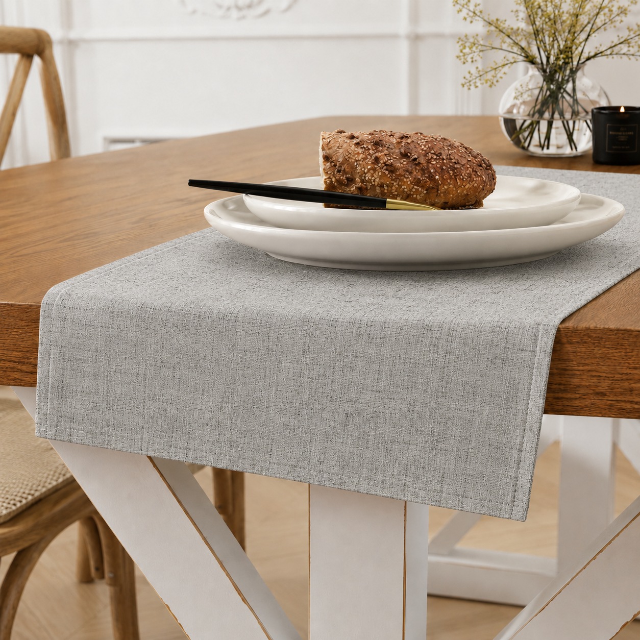 OTTO home Platzset »Meellon, 2 Stück, strukturiert, weiche und flexible Materialqualität« 2er Set, verschiedene Größen, strukturiert, Esszimmer, Esstisch, Deko,
