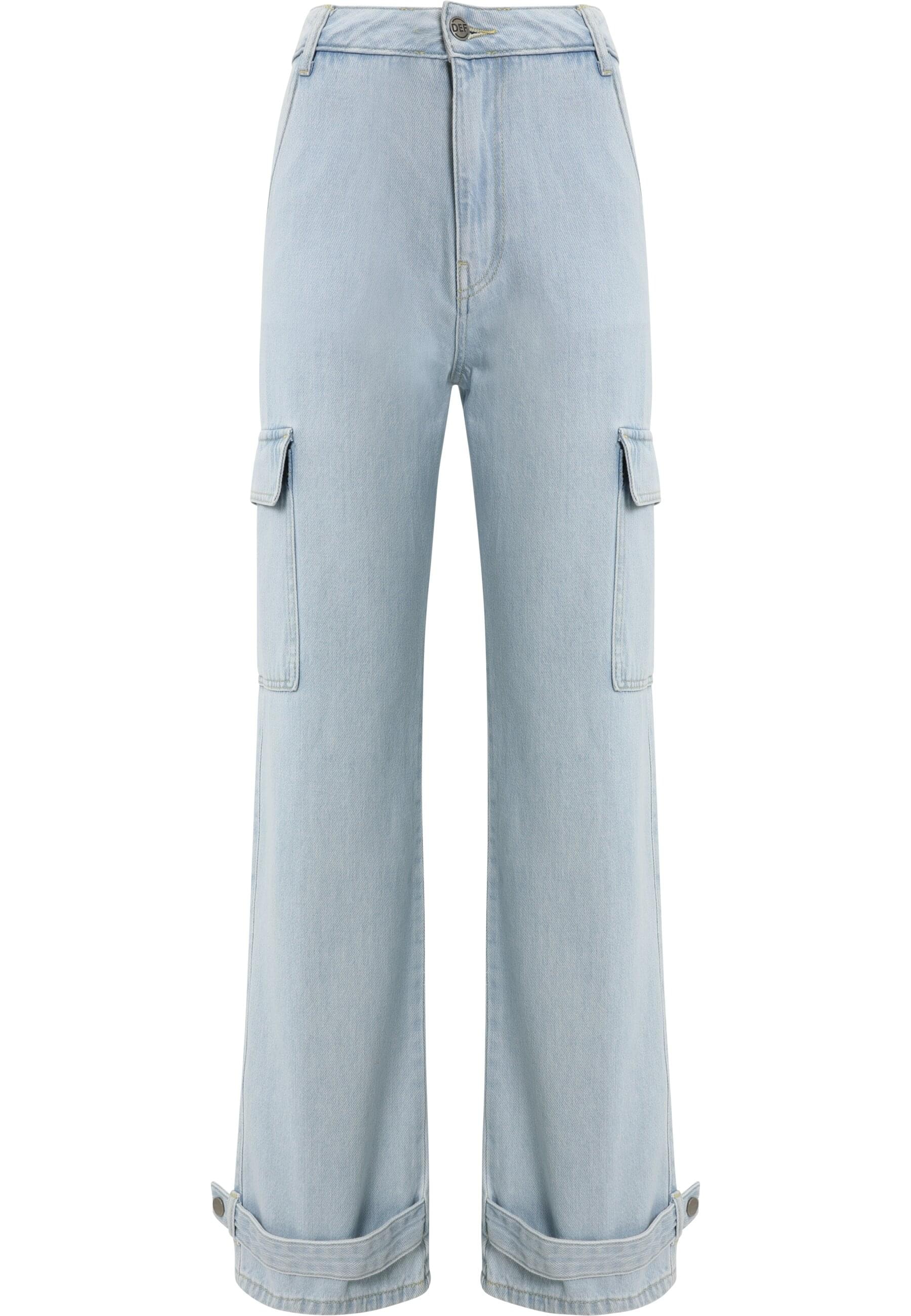 DEF Stoffhose "DEF Damen DEF Cargo Pants Denim" günstig online kaufen