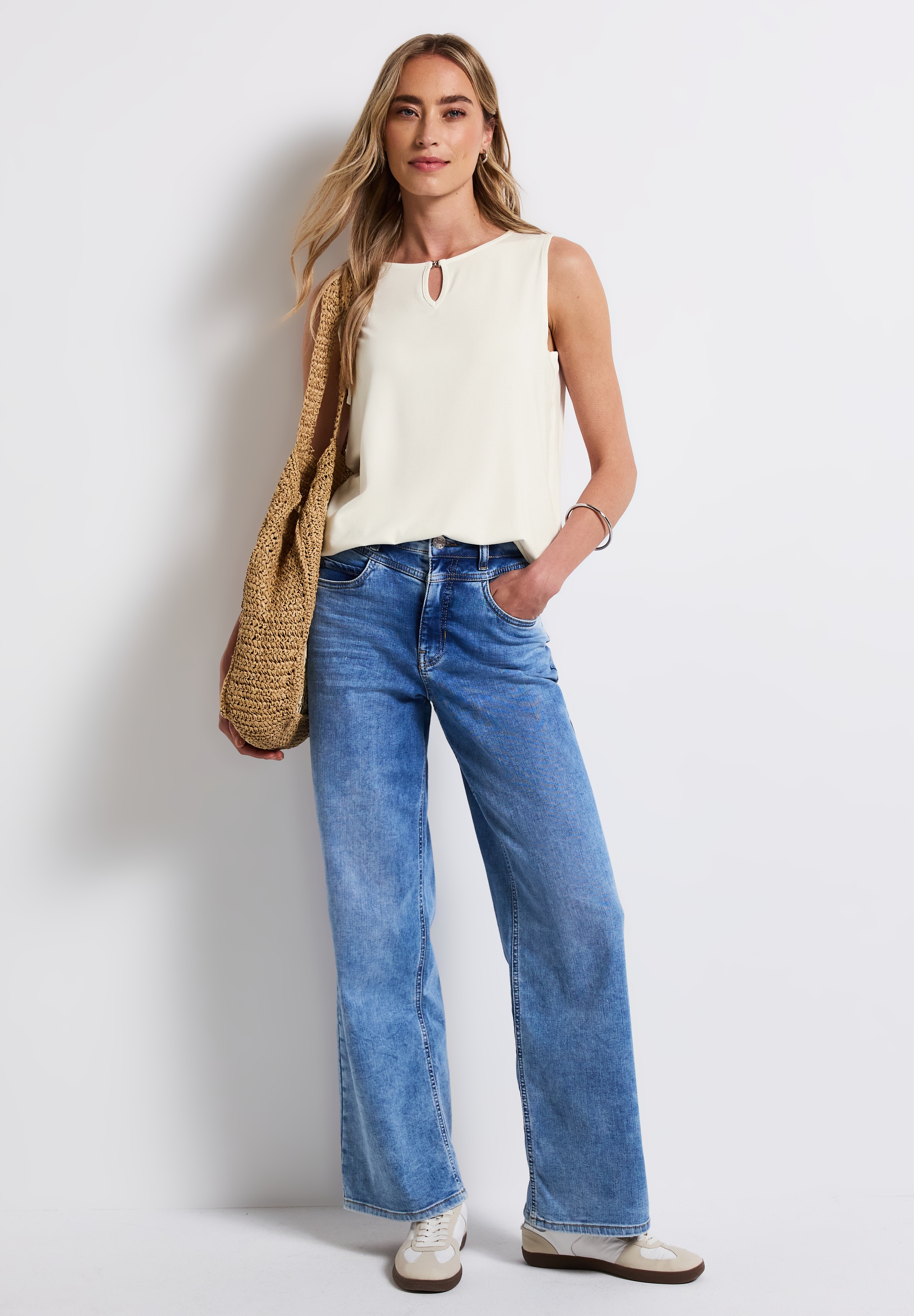 STREET ONE Shirttop, mit Cut-Out