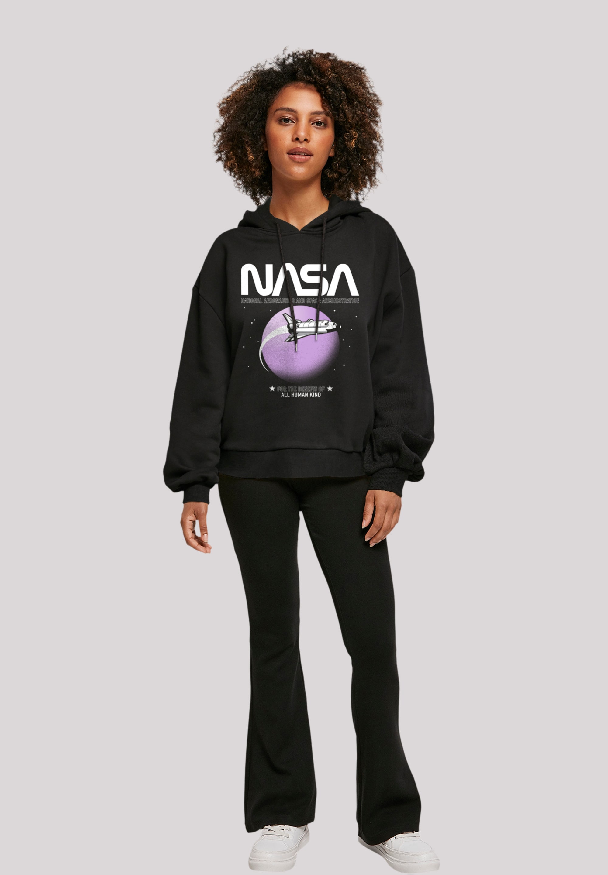 F4NT4STIC Kapuzenpullover »NASA Shuttle Orbit«, Print