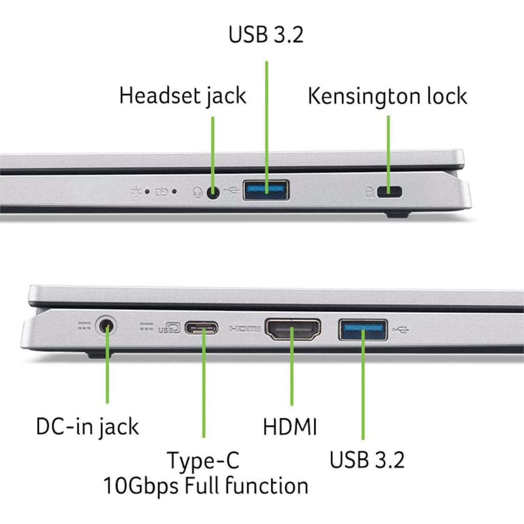 Acer Notebook »Aspire 3 A315-24P-R4YP«, 39,62 cm, / 15,6 Zoll, AMD, Ryzen 5, Radeon Graphics, 512 GB SSD