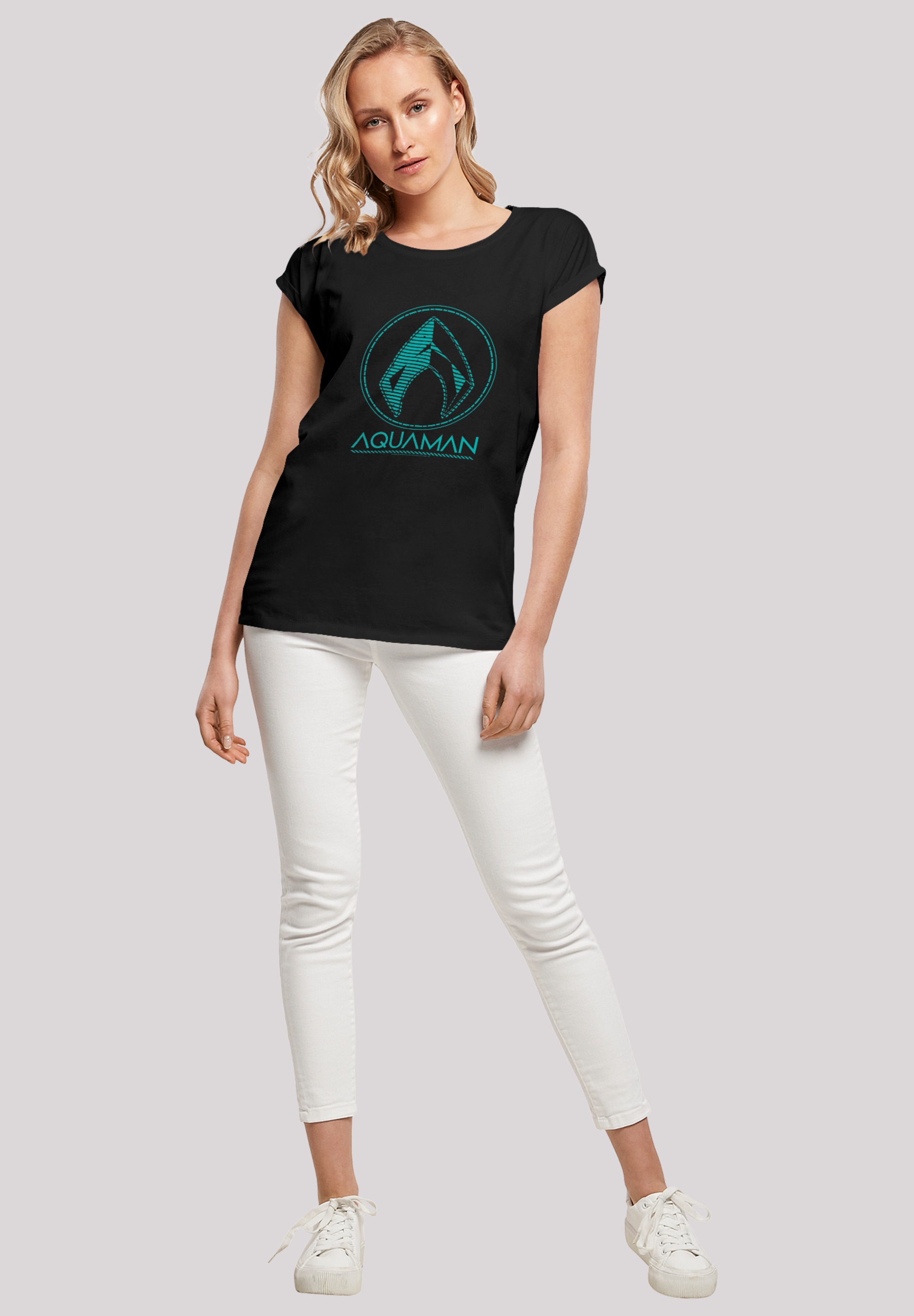 F4NT4STIC T-Shirt »DC Comics Aquaman Aqua«, Damen,Premium Merch,Regular-Fit,Kurze Ärmel,Bedruckt