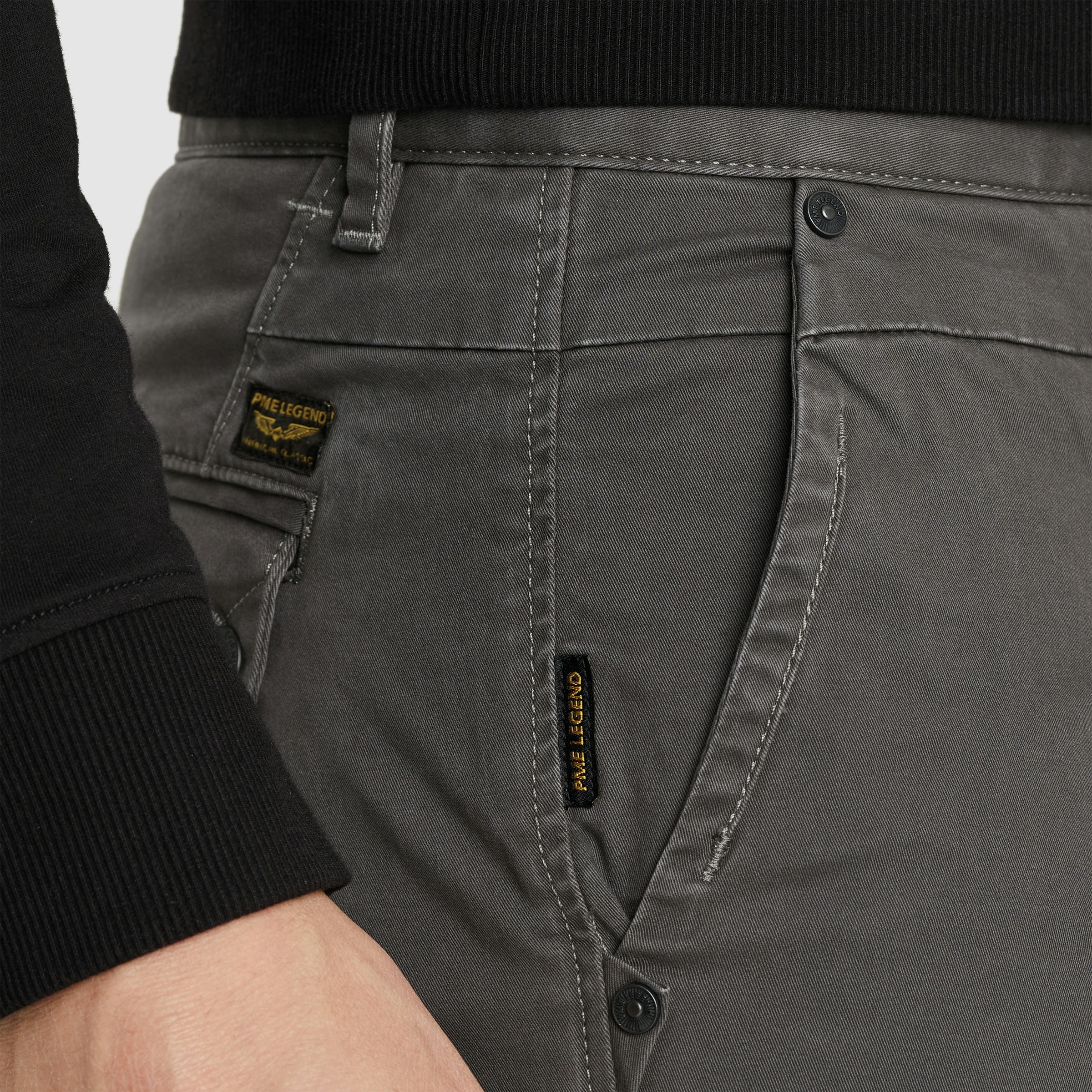 PME LEGEND Chinohose »TWIN WASP CHINO LEFT HAND STRETCH TWILL«