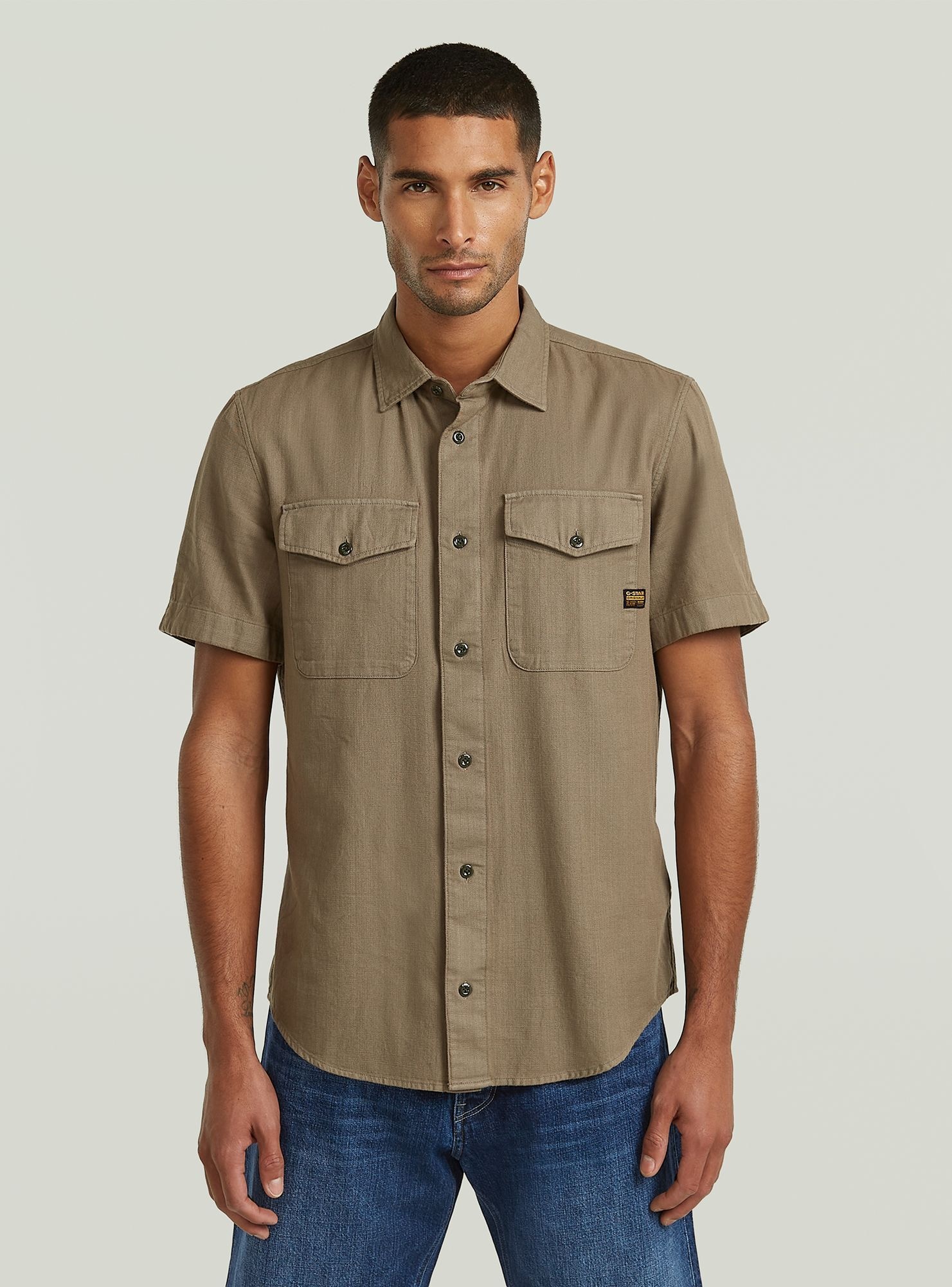 G-STAR Langarmshirt "Marine Slim Hemd"