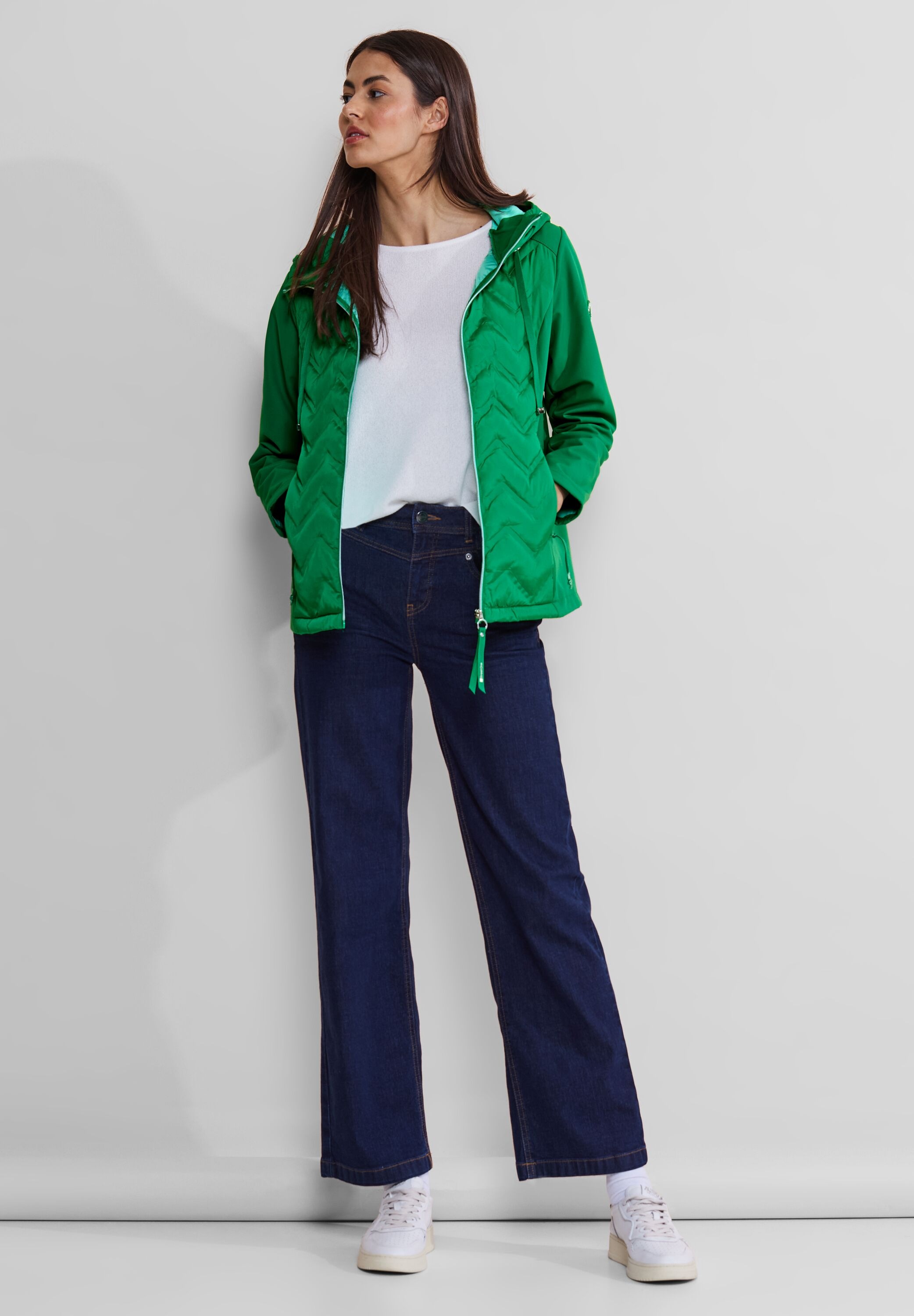 STREET ONE Softshelljacke, mit Kapuze, mit Kapuze