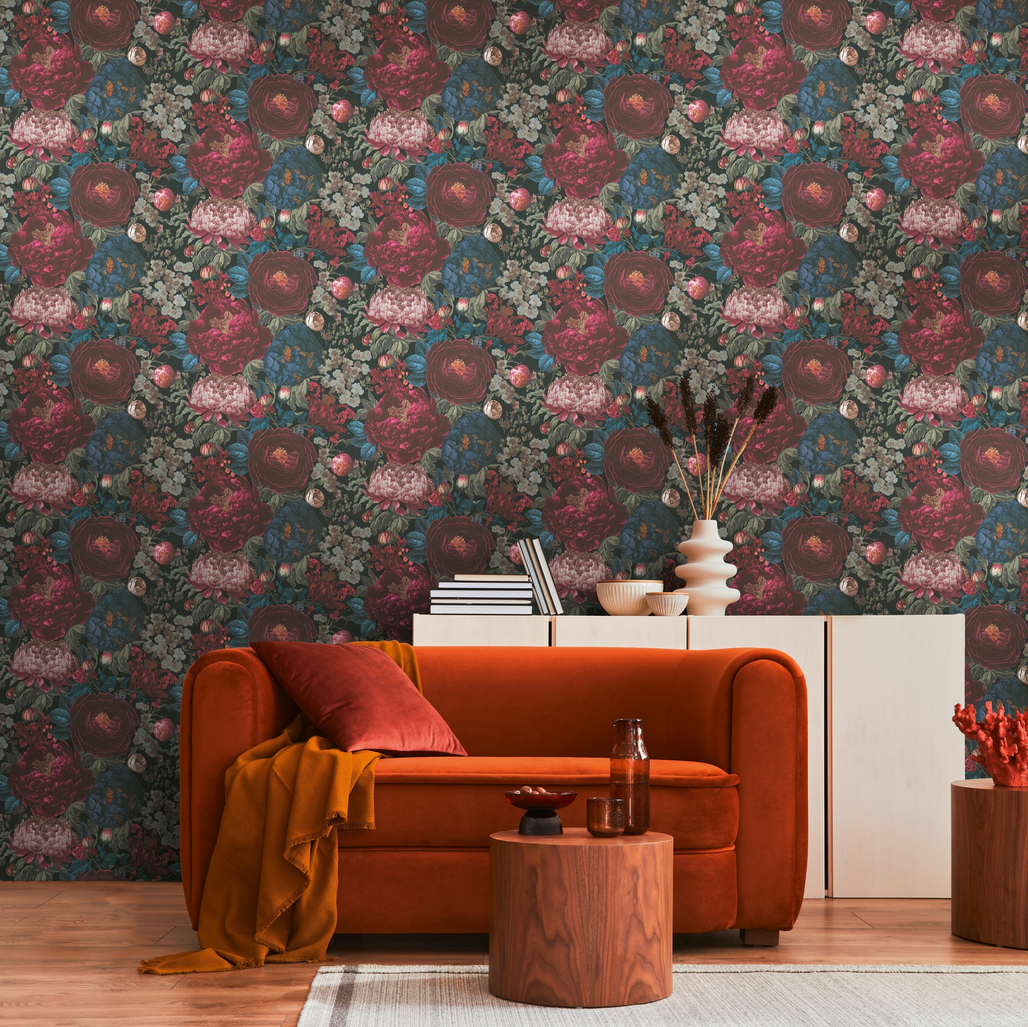 living walls Vliestapete »Michalsky 6 florale Tapete Mustertapete Blumen Blumen«, matt, Vliestapete Blumentapete für Schlafzimmer Küche Wohnzimmer Floral Flur