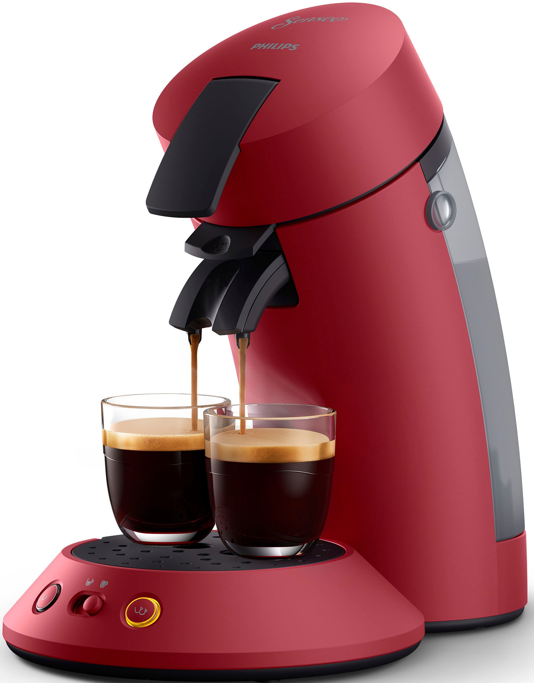 Philips Senseo Rot Kaffeepadmaschine "Original Plus Csa210/60 Mit Zwei Kaffee-Einstellungen" von Baur - Bild 5