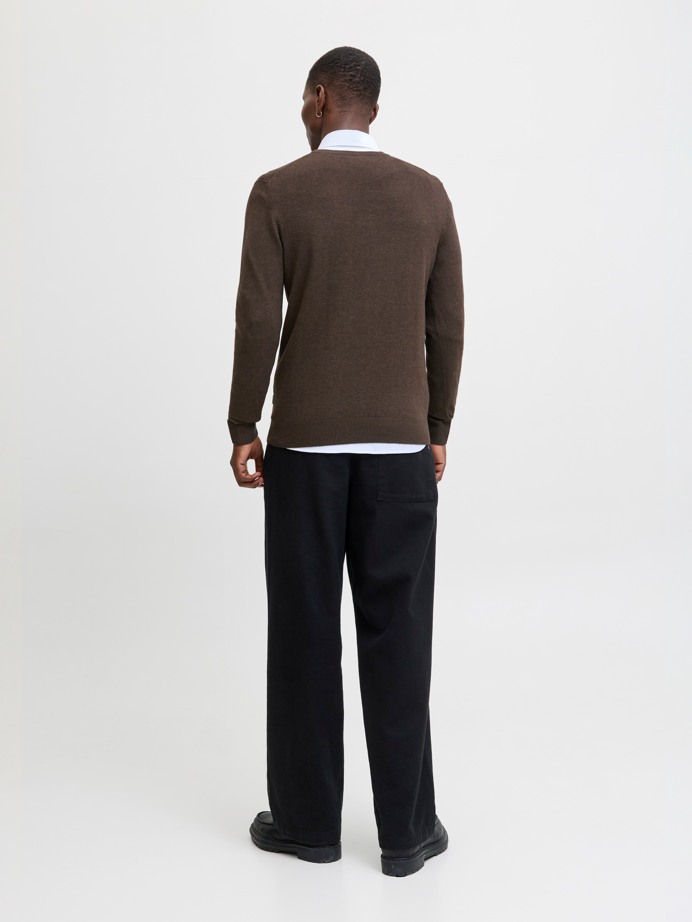 Jack & Jones Strickpullover »JJEEMIL KNIT CREW NECK NOOS«, mit Rundhalsausschnitt