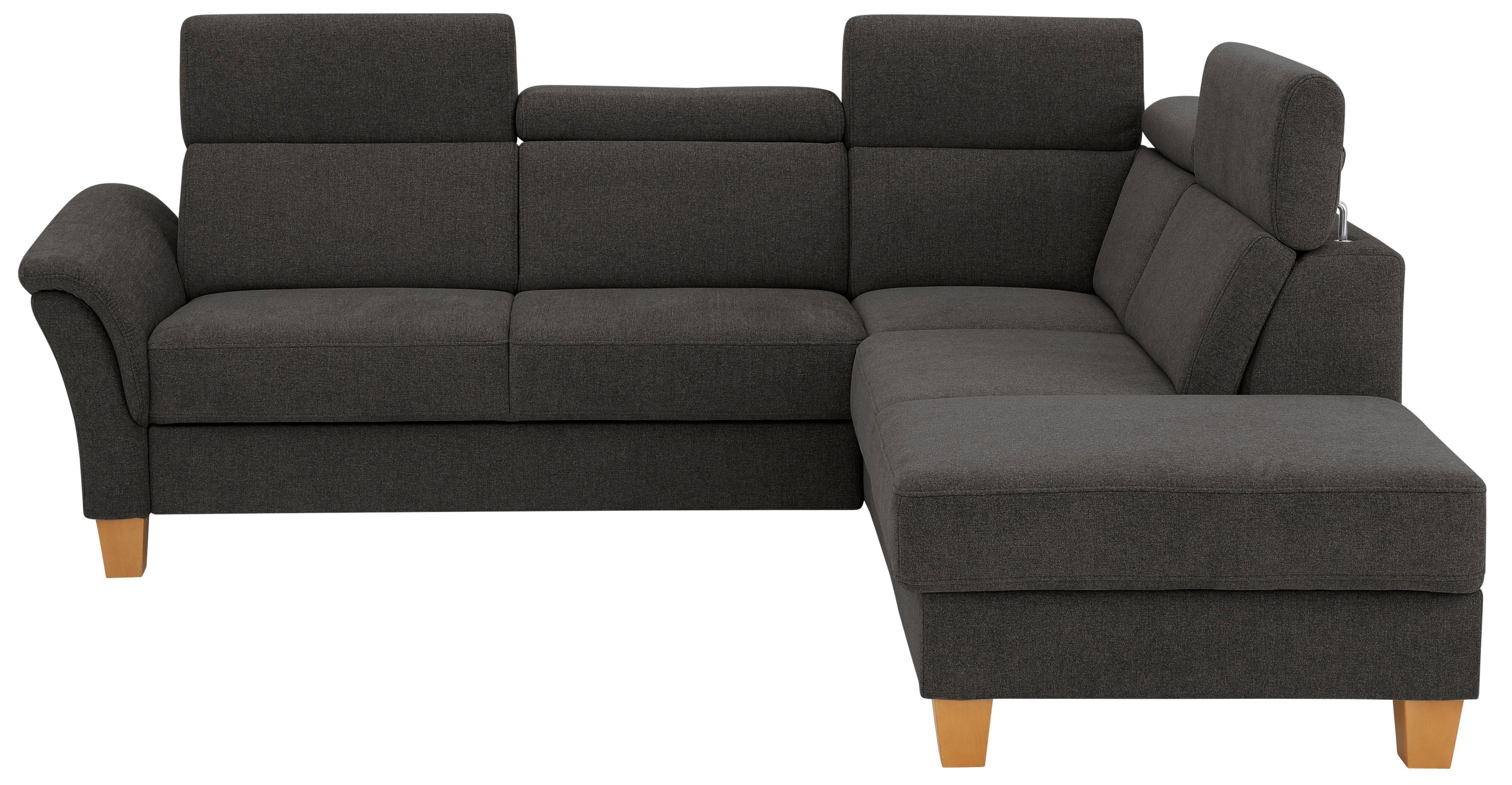 OTTO home Ecksofa "Conville L-Form" Federkern, wahlweise mit Schlaffunktion und Bettkasten bzw. Stauraum
