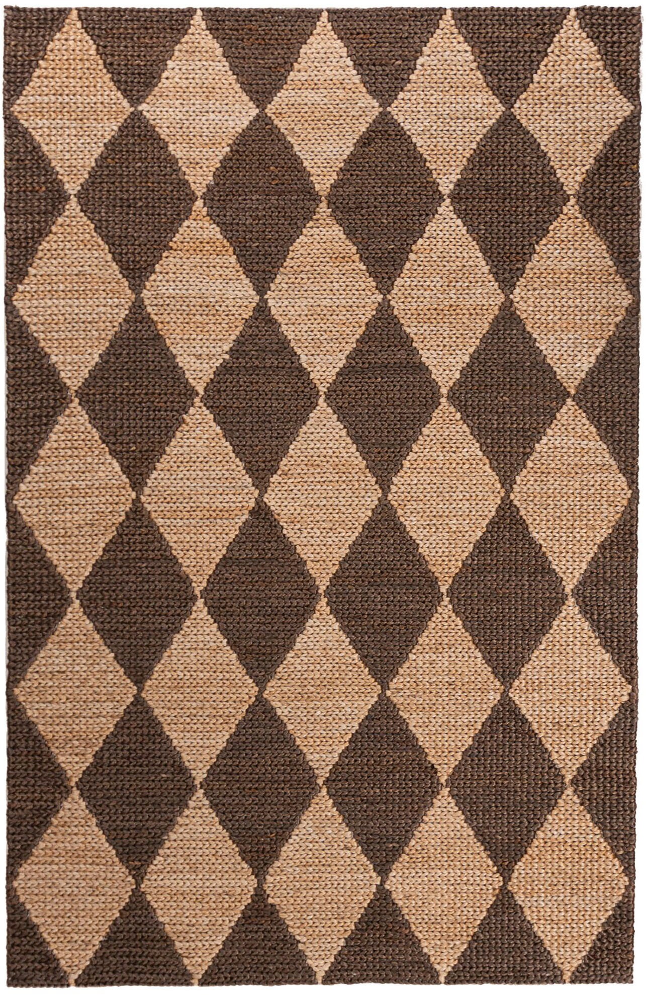 FLAIR RUGS Teppich "Effie Diamond" rechteckig 5 mm Höhe handgeknüpft