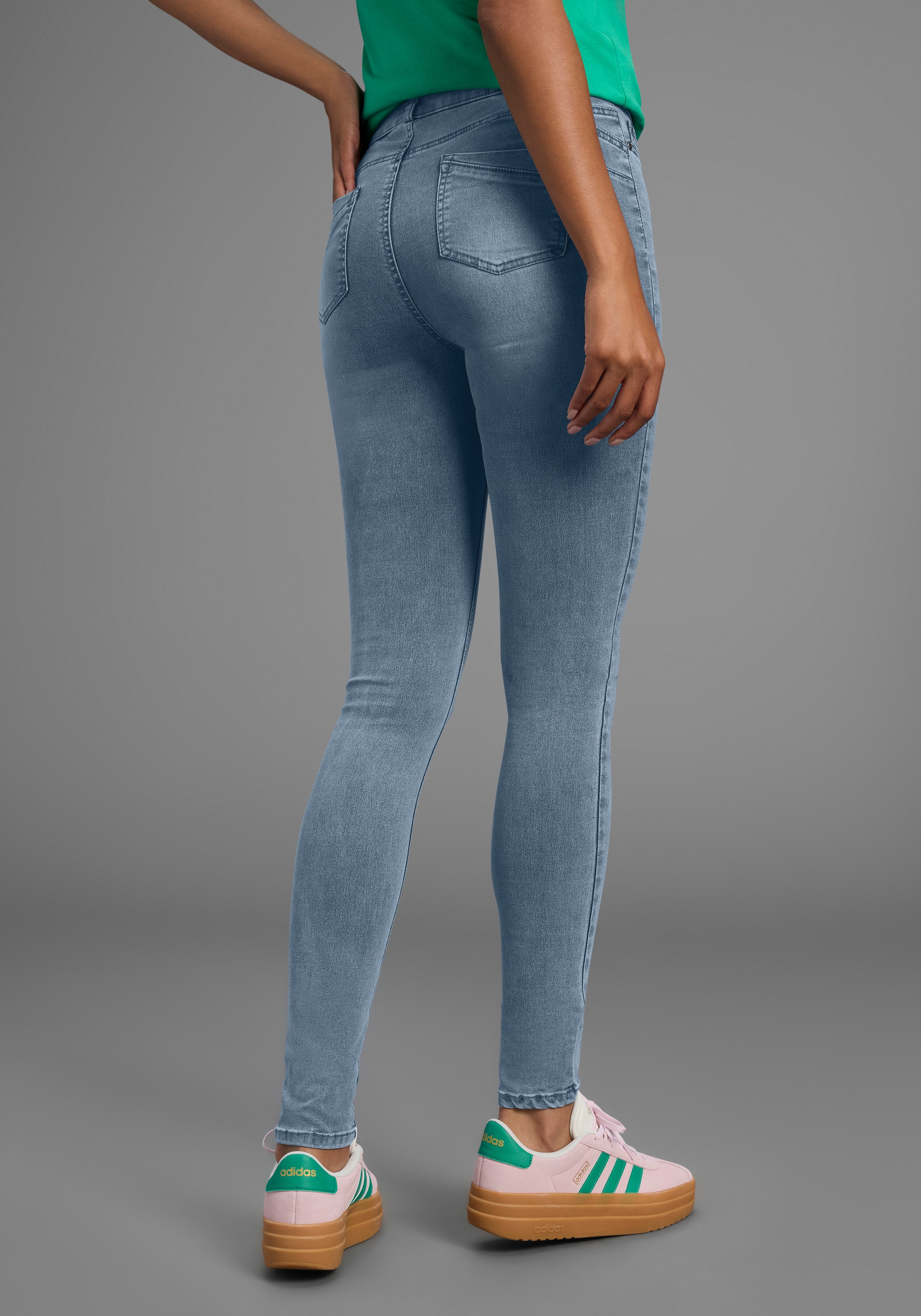 Arizona Skinny-fit-Jeans "Ultra Stretch" skinny-fit, betonte Taille, shapin günstig online kaufen